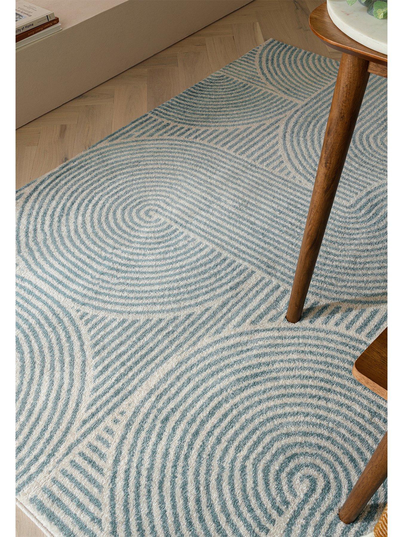 Image 3 of 7 of Asiatic Muse Blue Swirl66x240