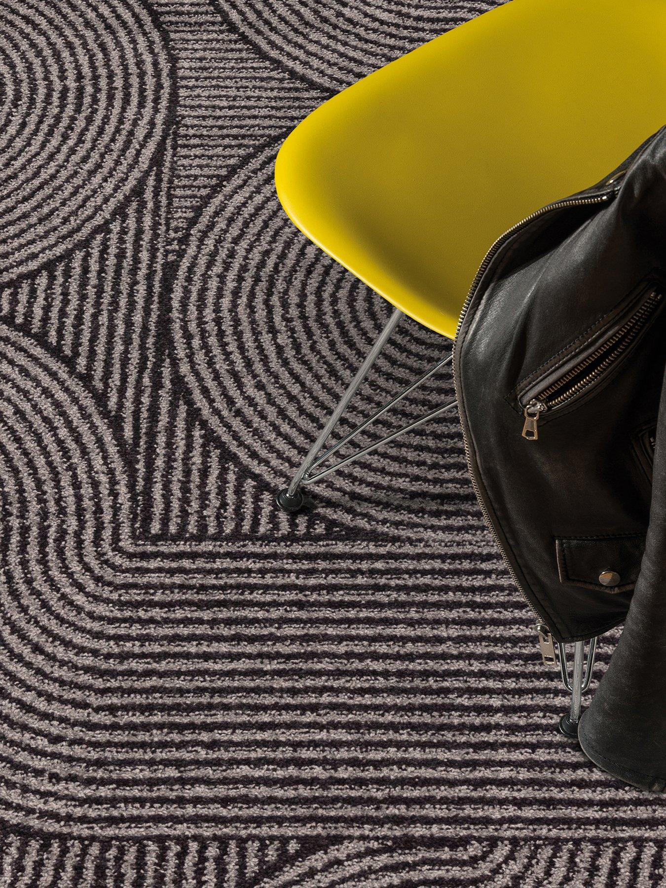 Asiatic Muse Swirl Rug - Charcoal