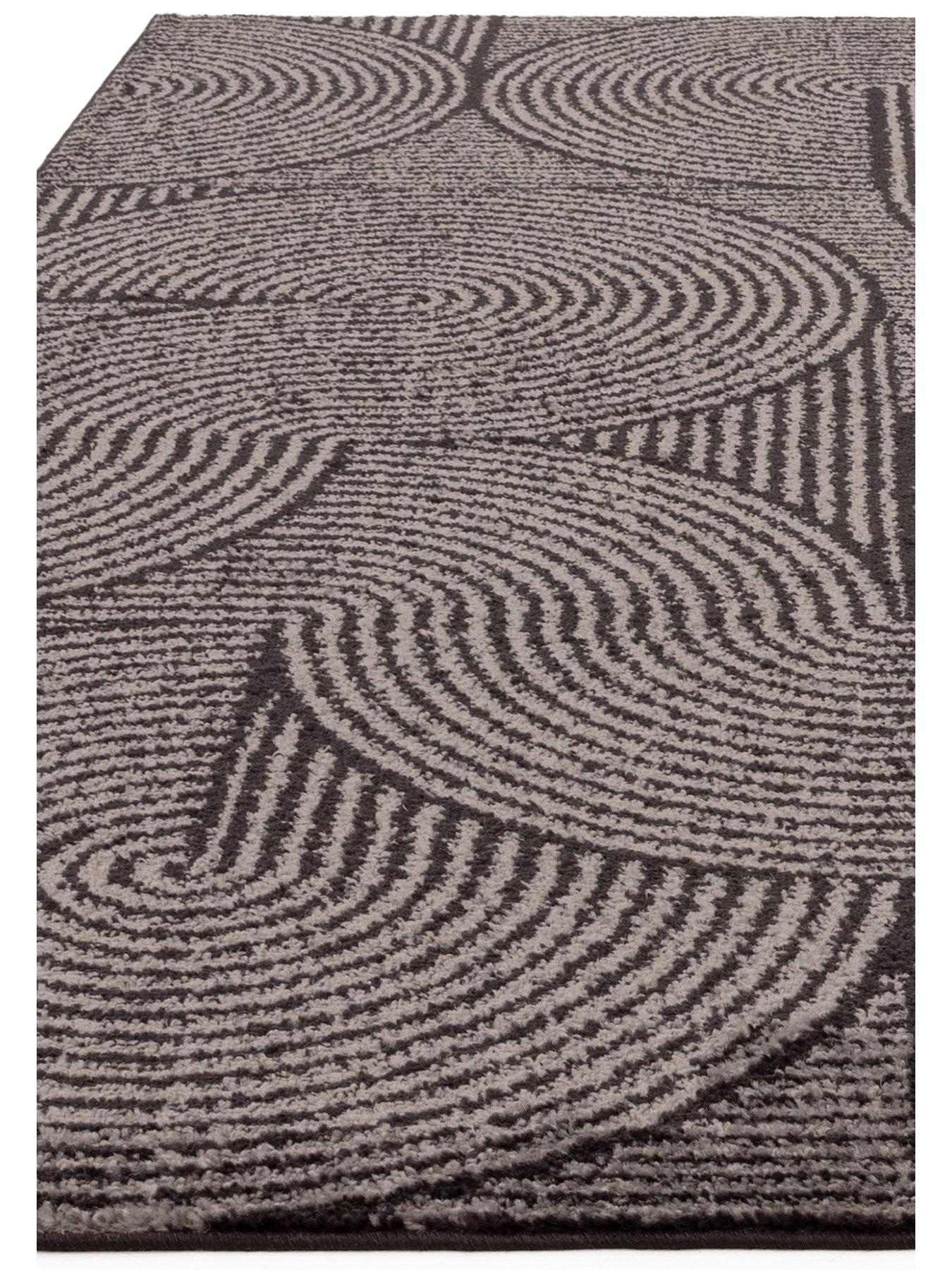 Image 3 of 6 of Asiatic Muse Charcoal Swirl120x170