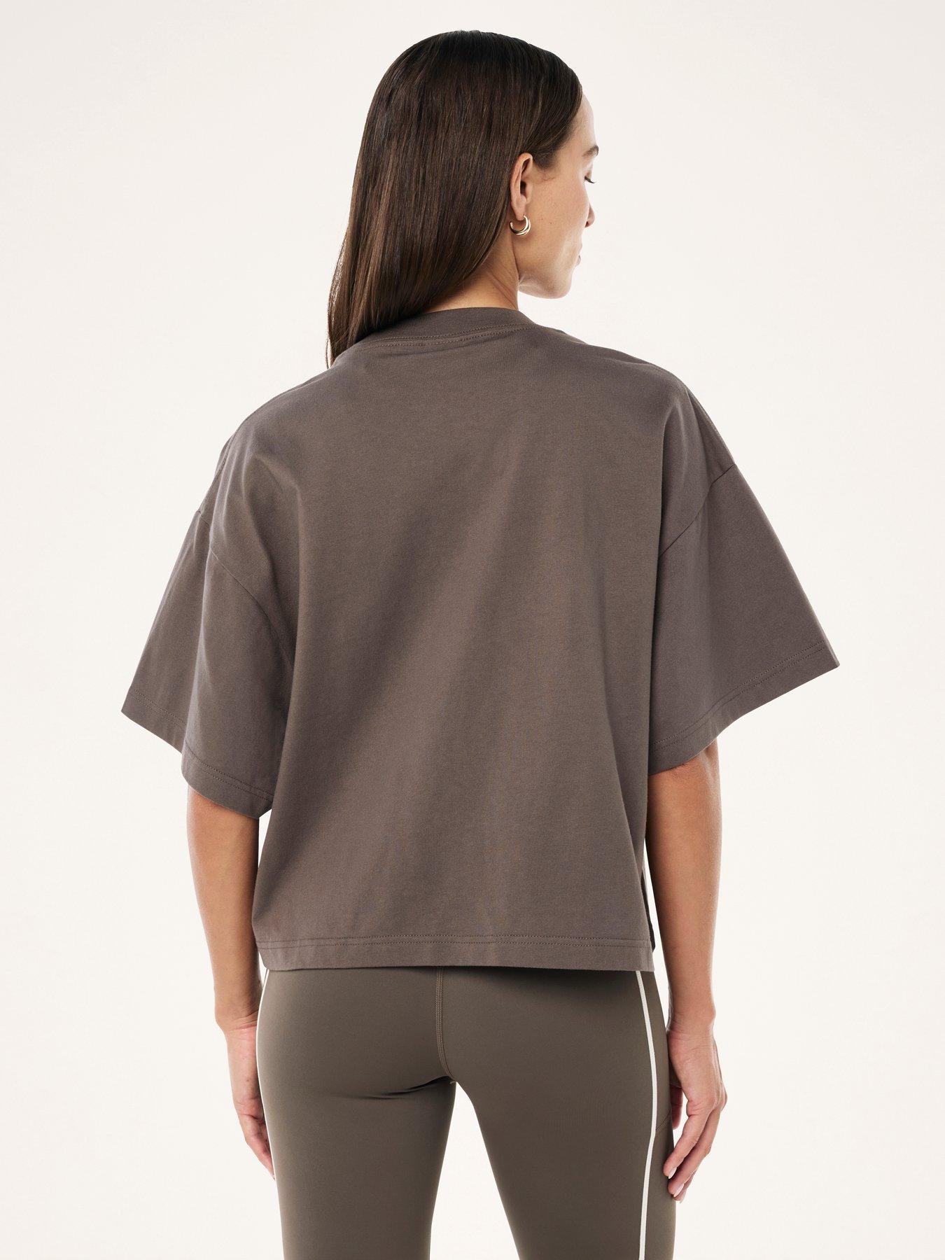 Image 2 of 5 of P.E Nation Womens Training Superfine Tee - Brown