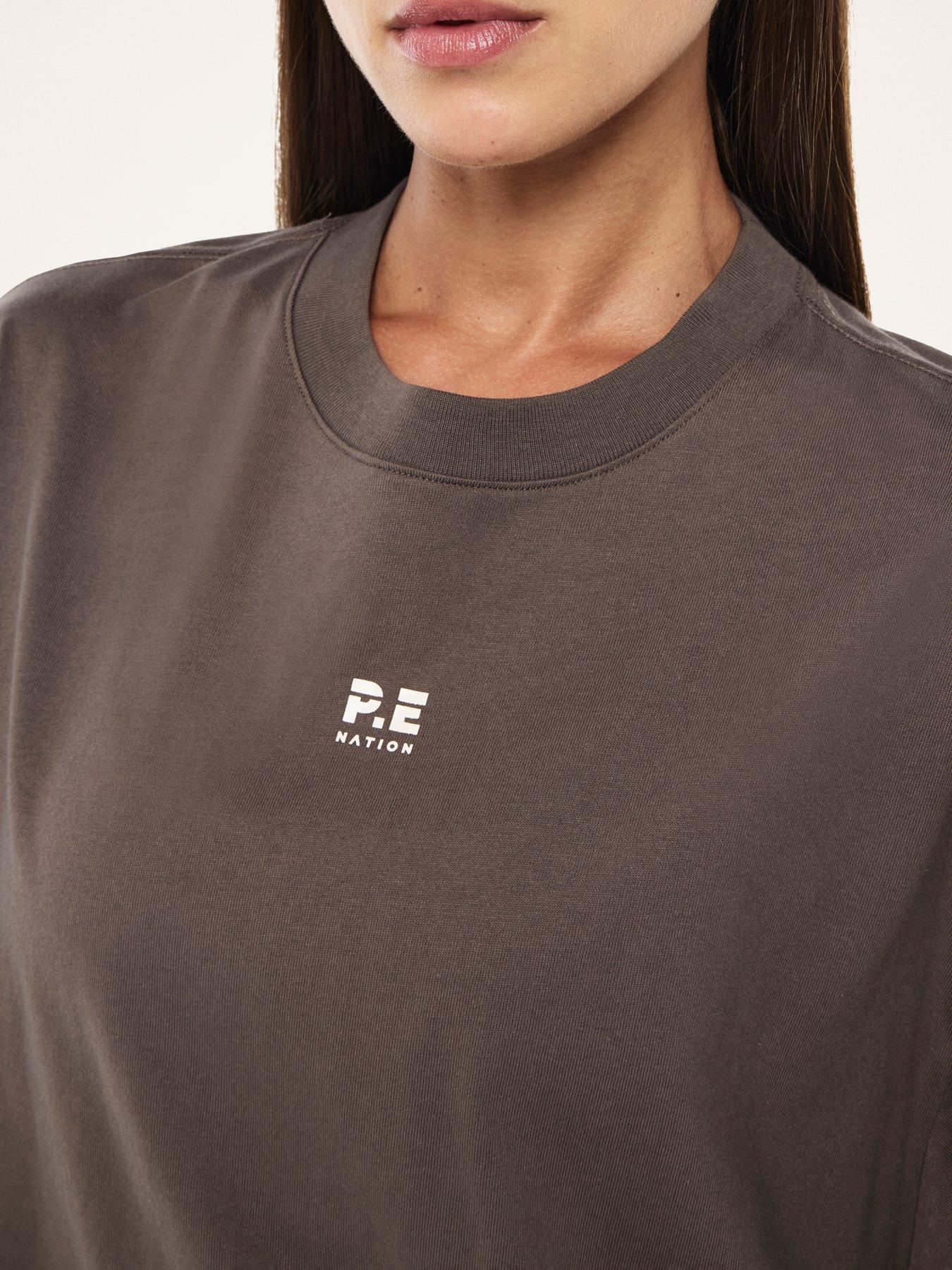 Image 4 of 5 of P.E Nation Womens Training Superfine Tee - Brown