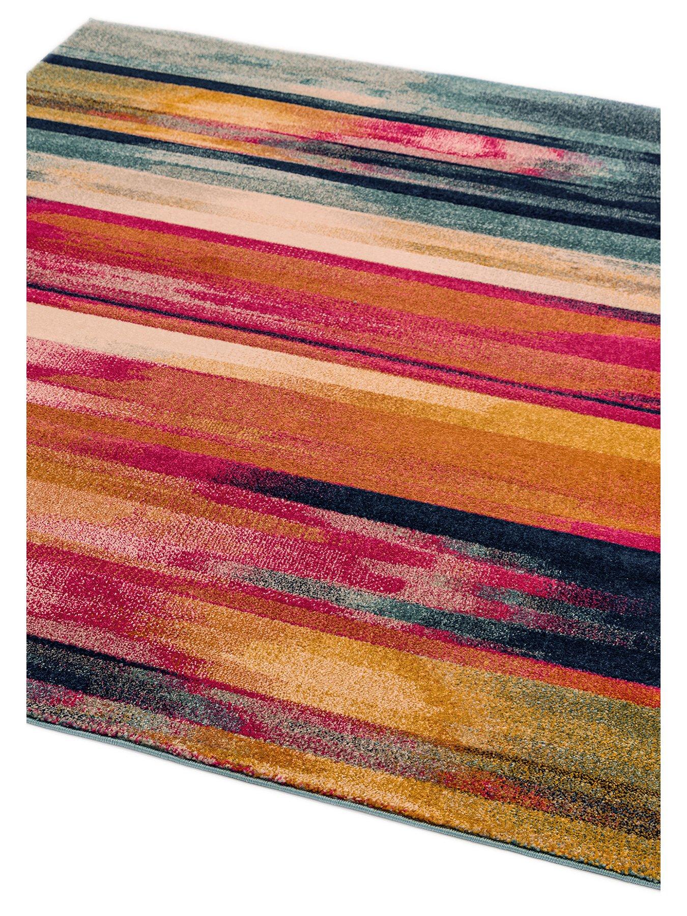 Image 3 of 6 of Asiatic Nova Stripe Multi120x170