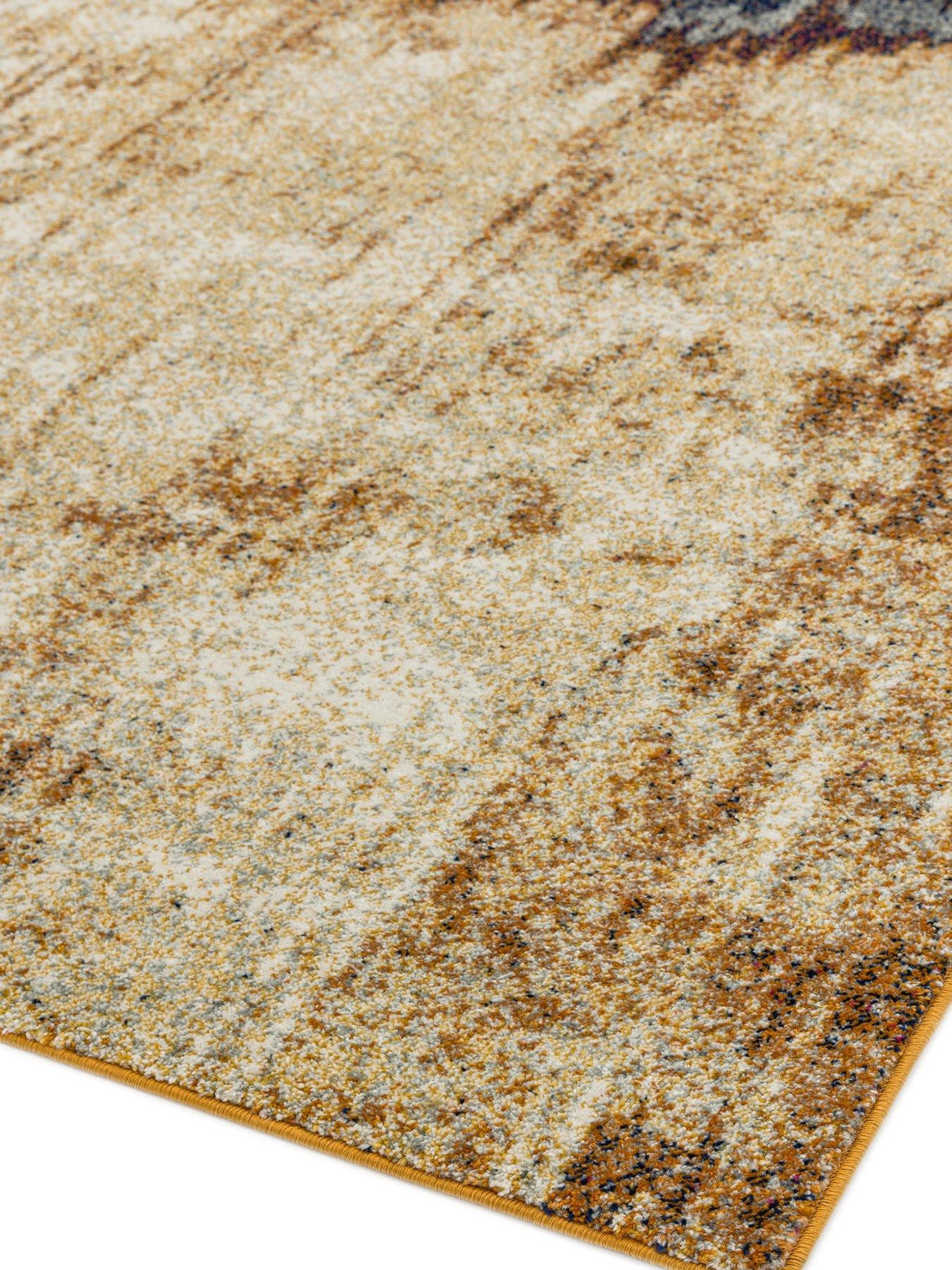 asiatic-nova-distress-rug-orangedetail