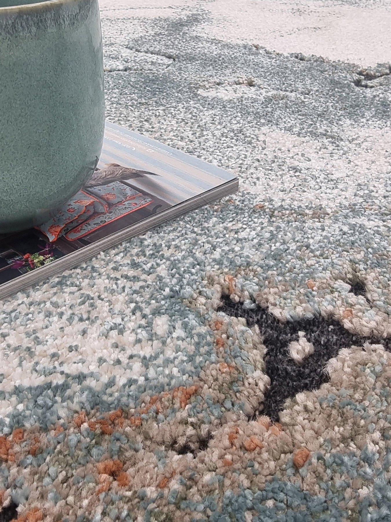 Image 3 of 7 of Asiatic Mirage Oasis Blue 160x230