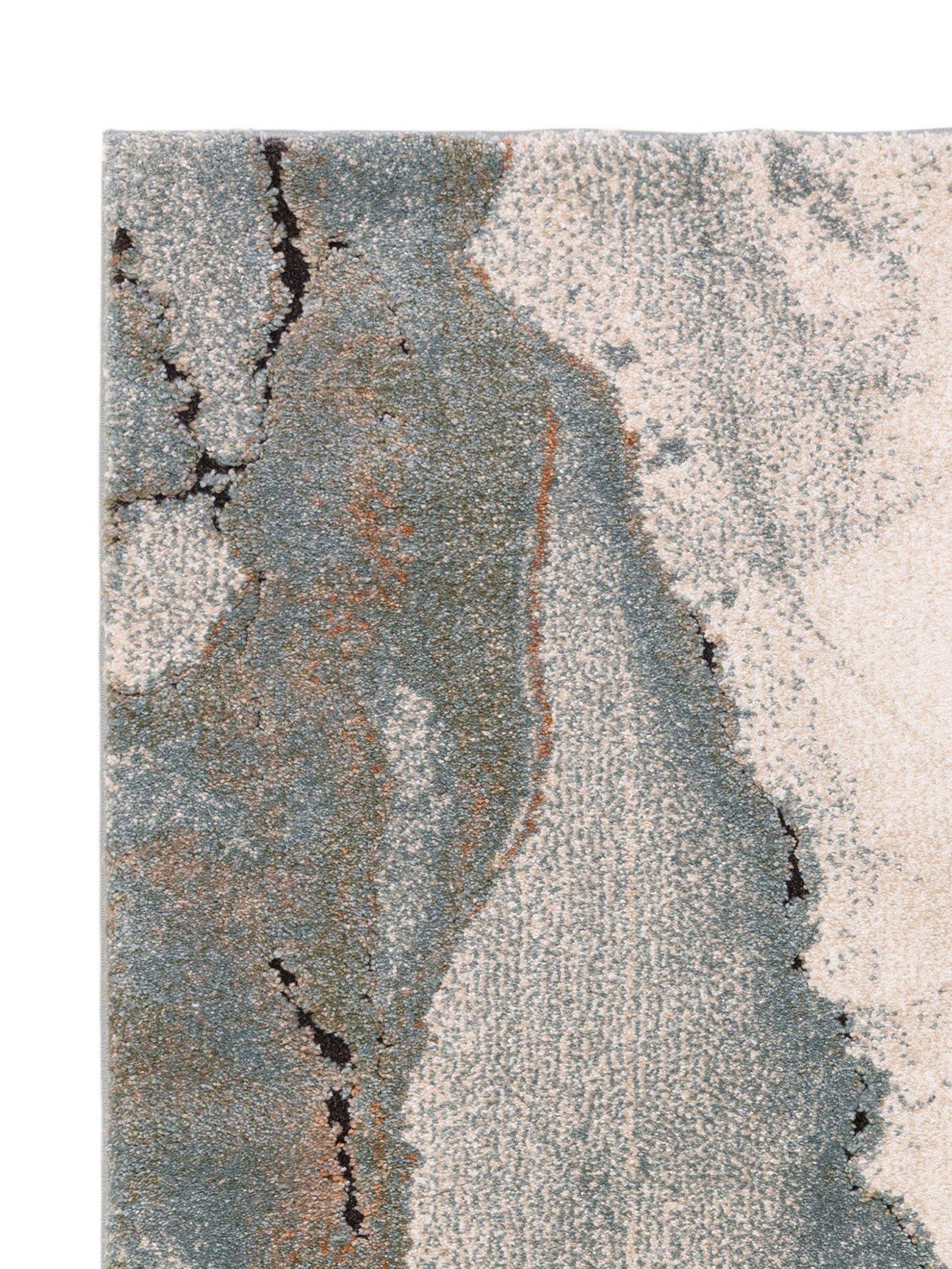 Image 4 of 7 of Asiatic Mirage Oasis Blue 160x230