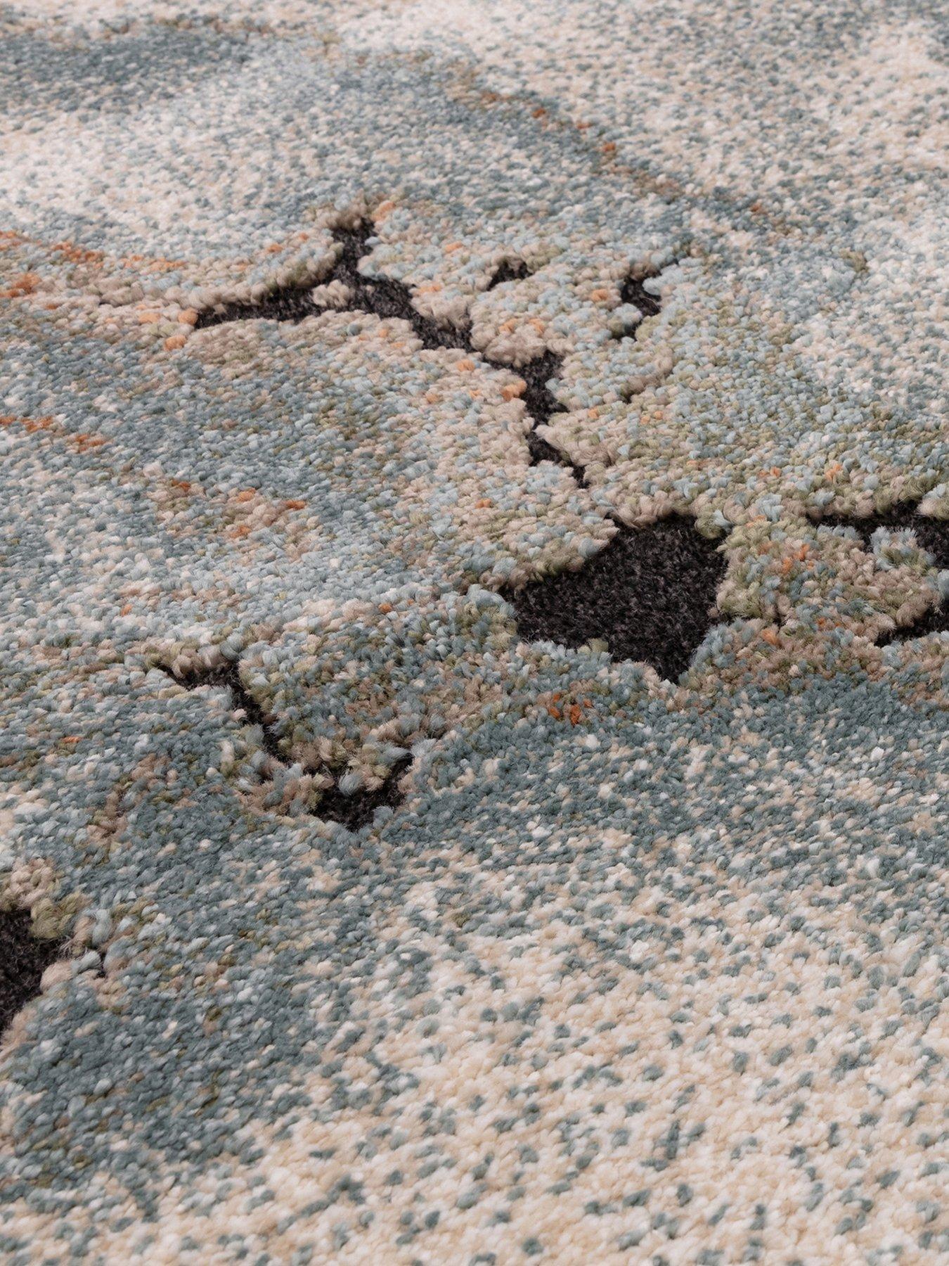 Image 6 of 7 of Asiatic Mirage Oasis Blue 160x230