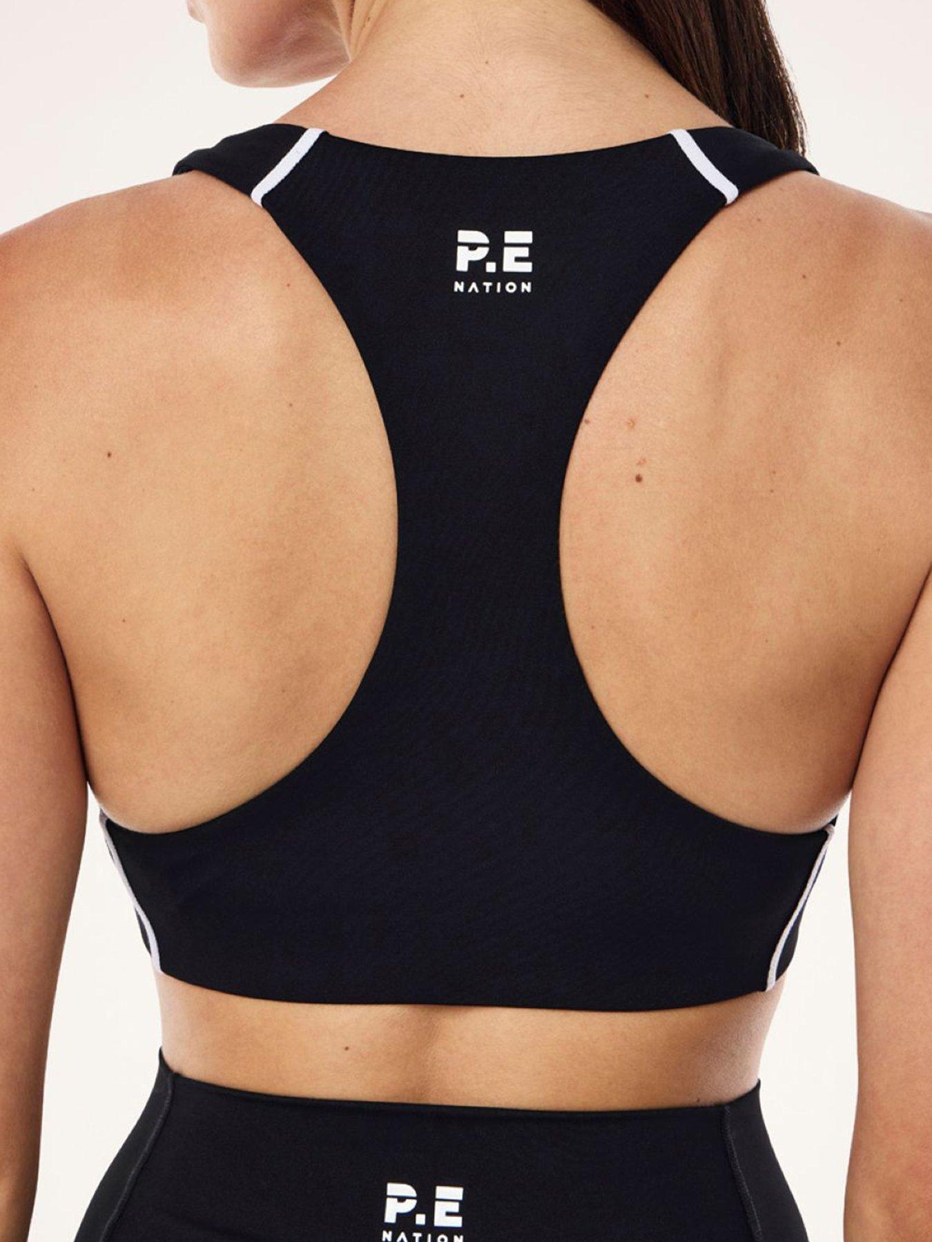 Image 4 of 4 of P.E Nation Womens Training Dynamic Sports Bra - Black