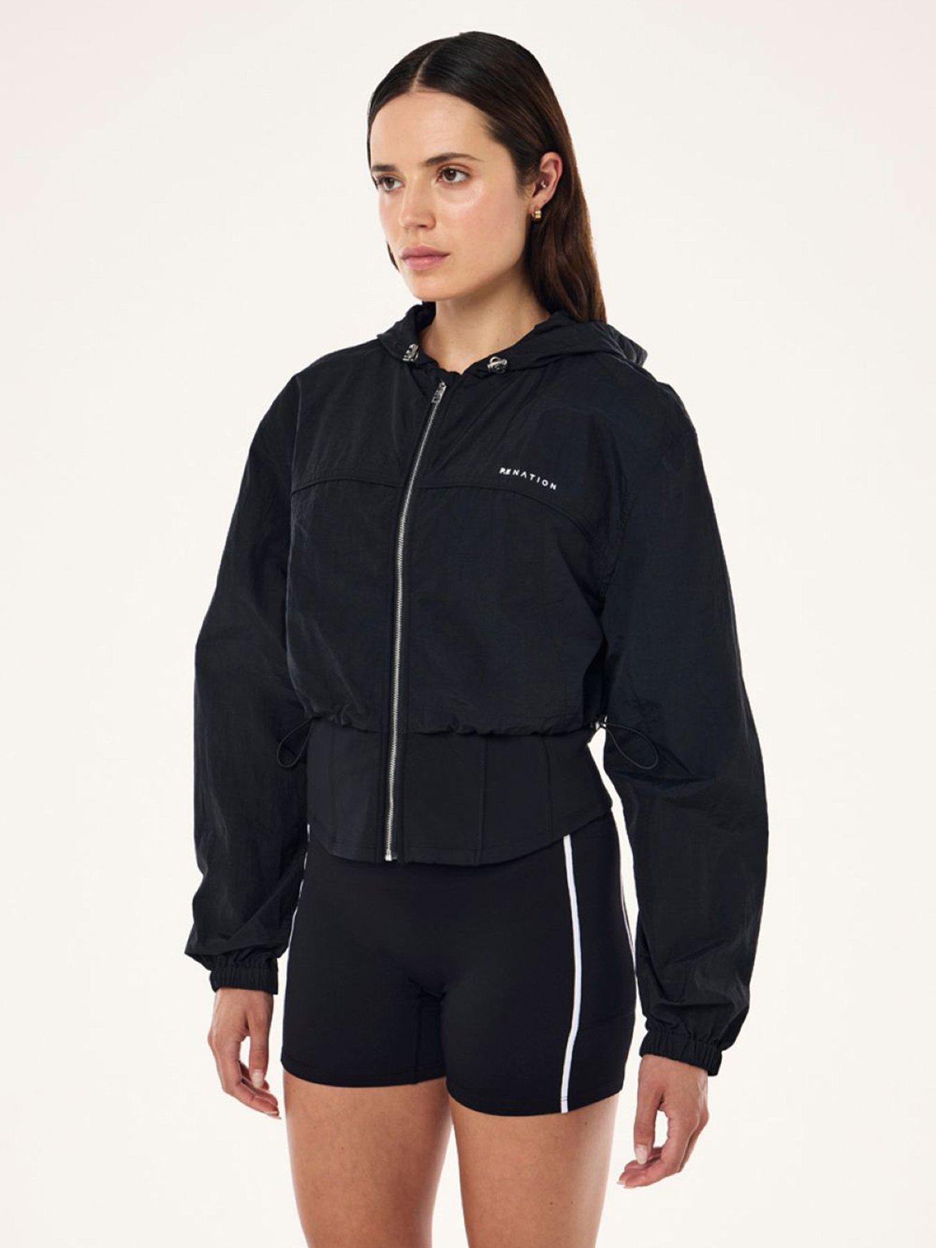 Image 1 of 6 of P.E Nation Womens Training Dash Jacket - Black