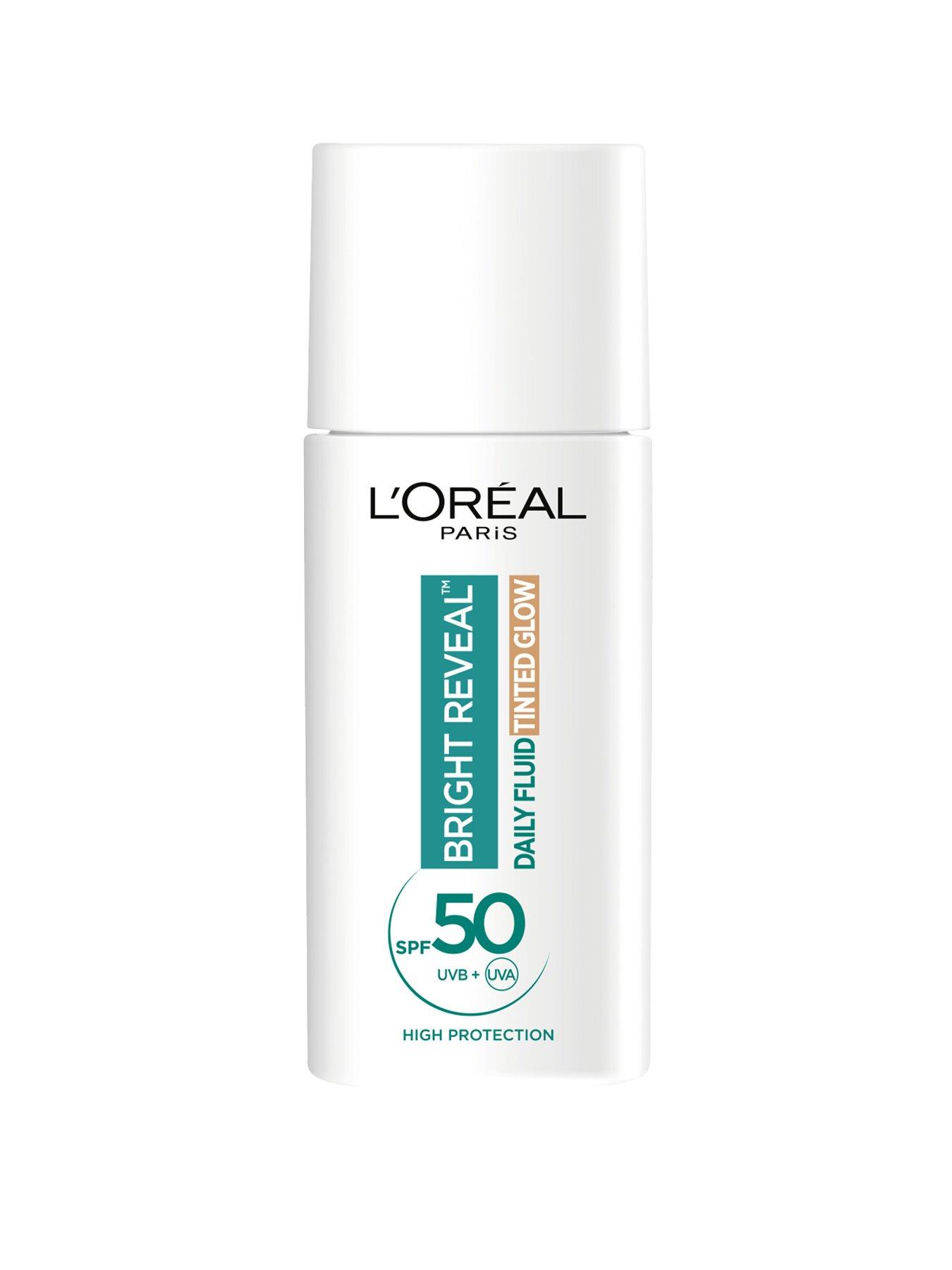Image 1 of 7 of L'Oreal Paris L'Oreal Paris Daily Fluid Tinted Glow SPF 50+, Bronze Glow, 50ml