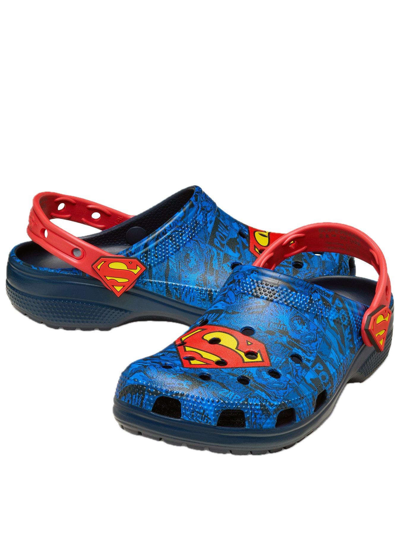 crocs-mens-superman-classic-clog-sandal-blue-redstillFront