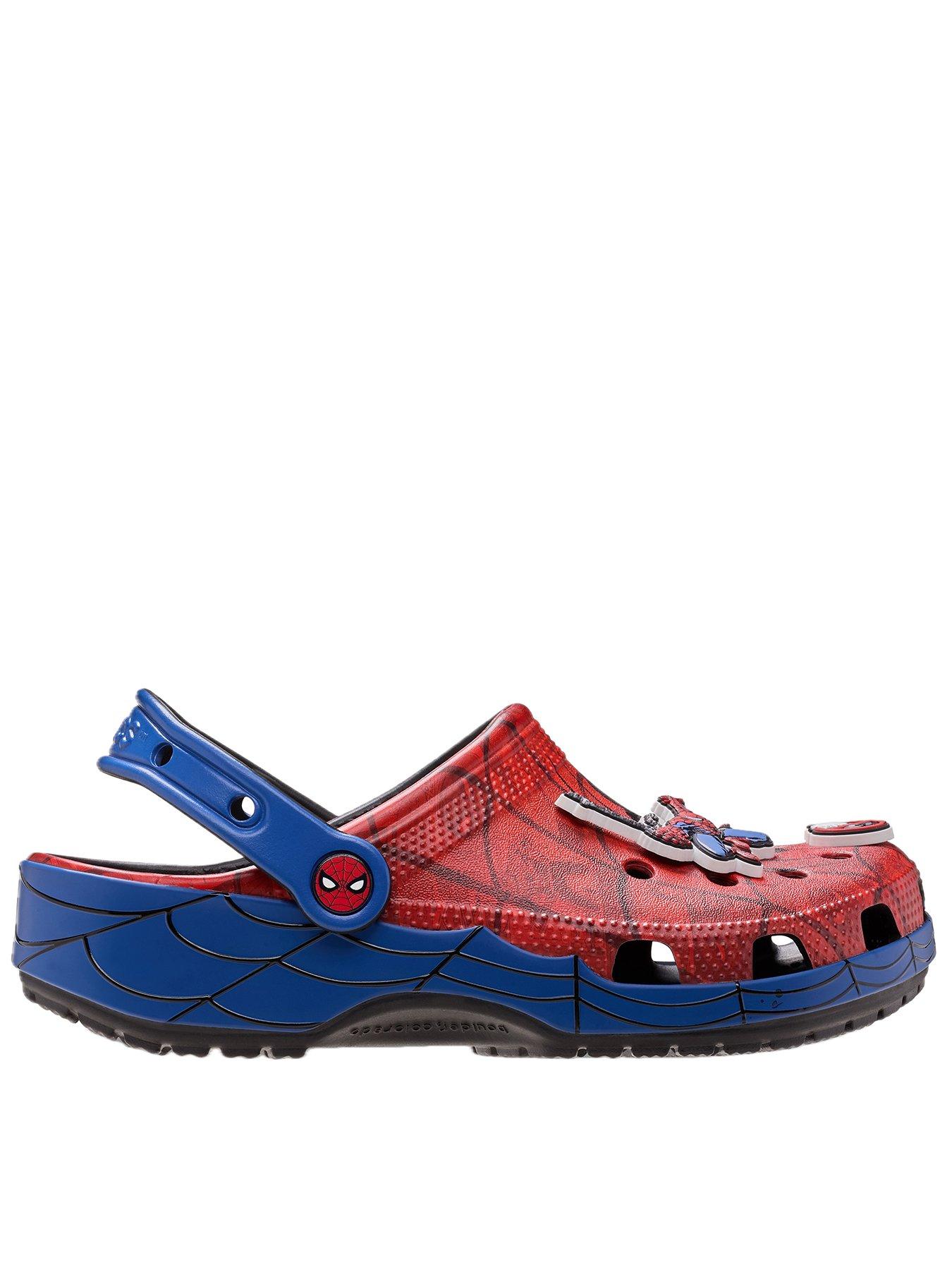 crocs-crocs-mens-spiderman-web-classic-clog-sandalfront