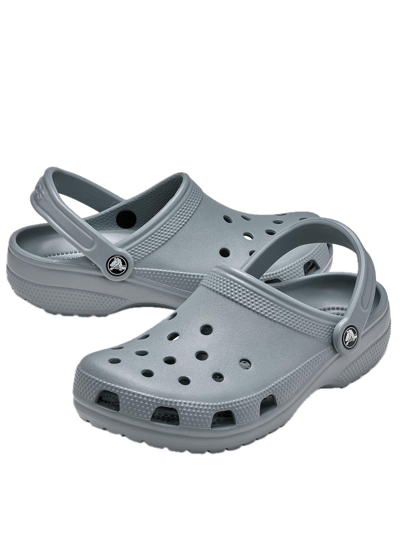 crocs-mens-classic-clog-sandal-greystillFront