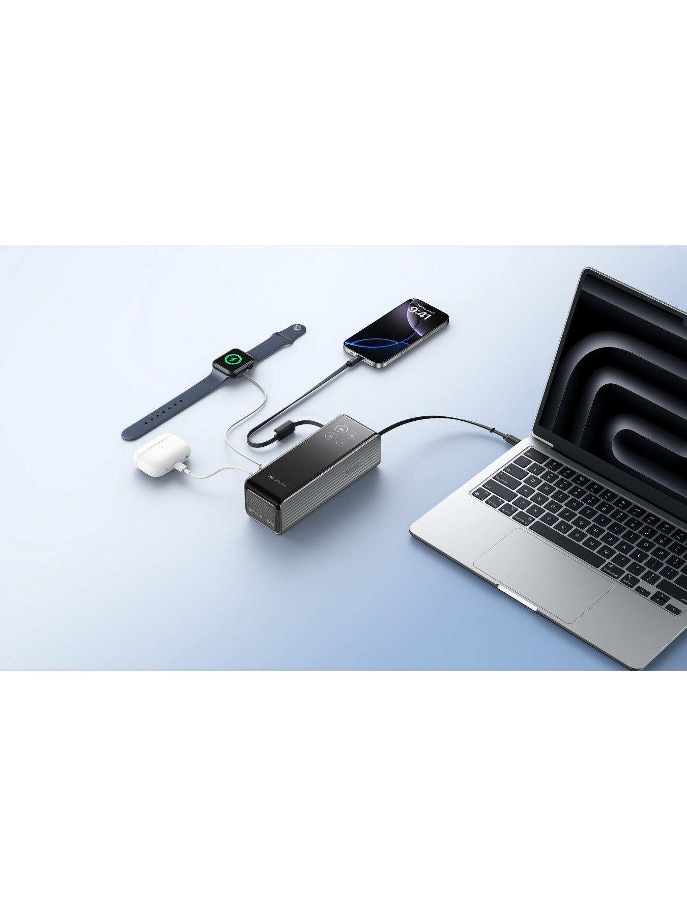 ecoflow-rapid-25k-power-bank-with-built-in-cable-amp-25000mah-capacitynbsp--silverstillFront