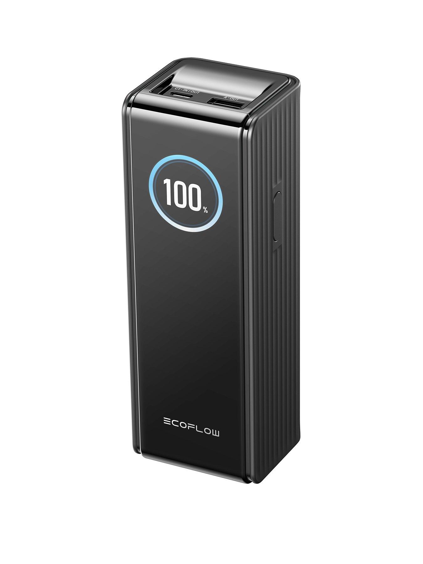 EcoFlow Rapid 25K power bank with 25000mAh capacity- Black