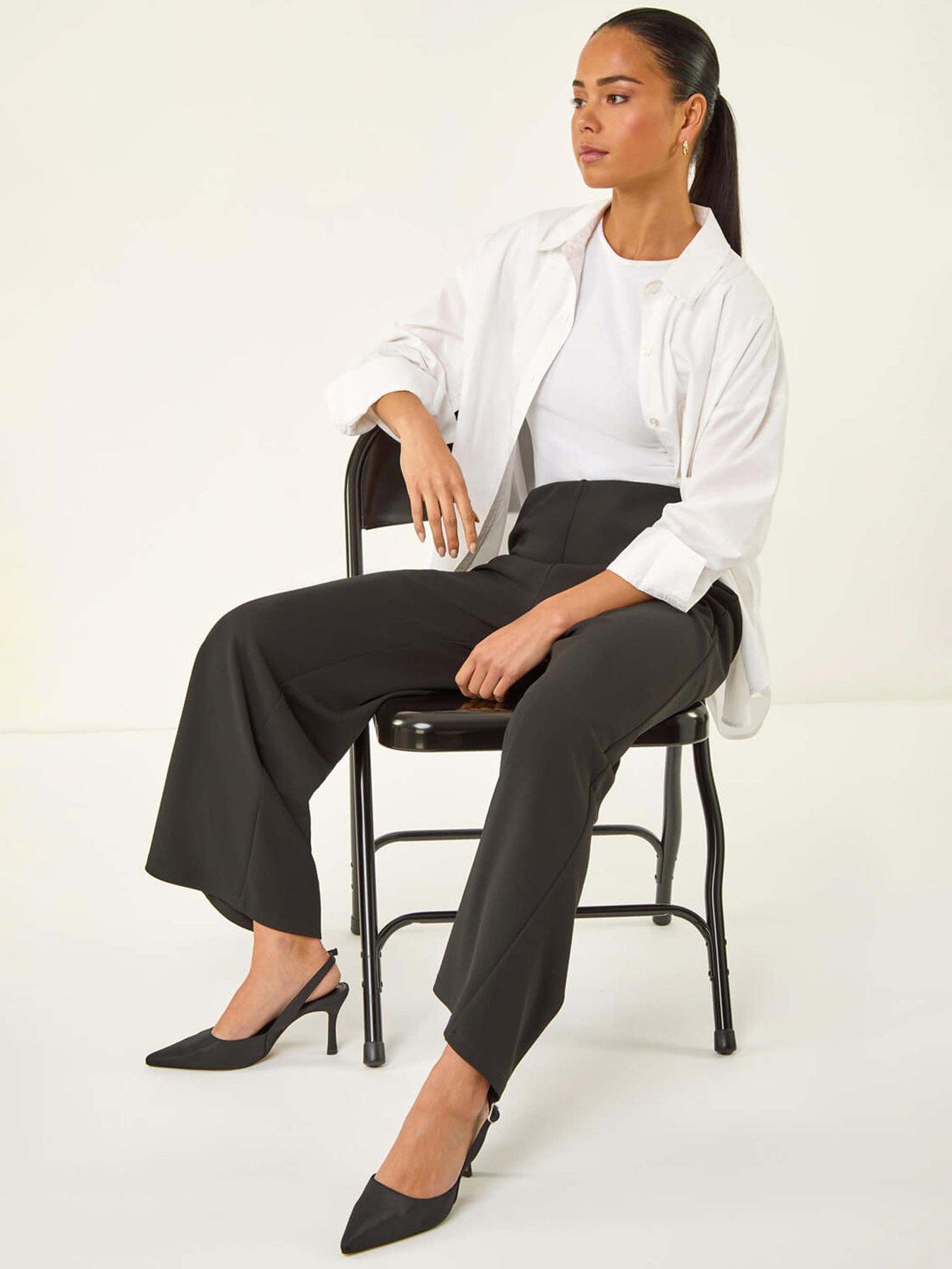 roman-petite-wide-leg-stretch-trouseroutfit
