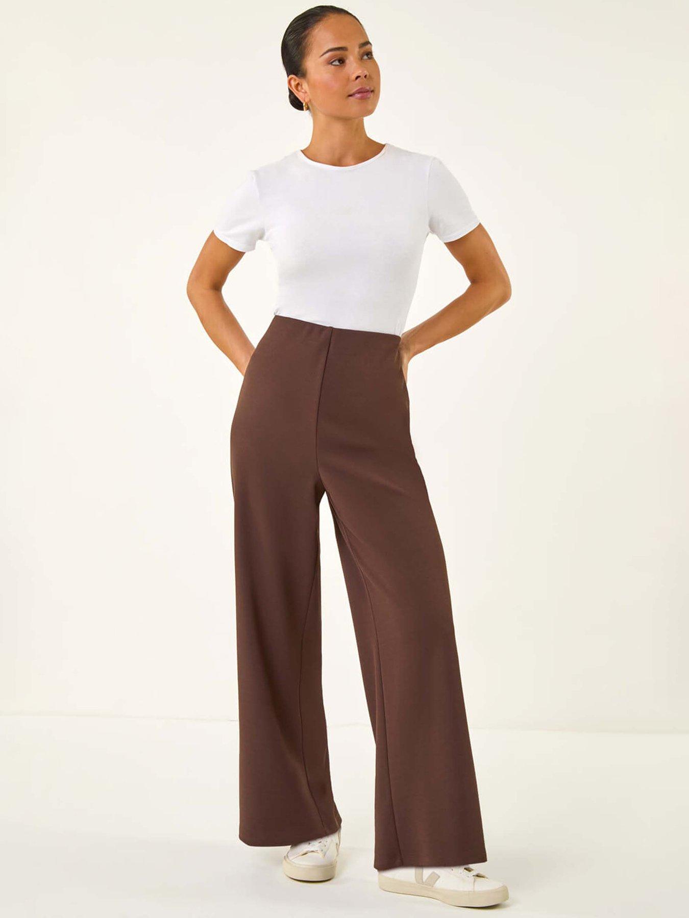Image 3 of 5 of Roman Petite Wide Leg Stretch Trouser