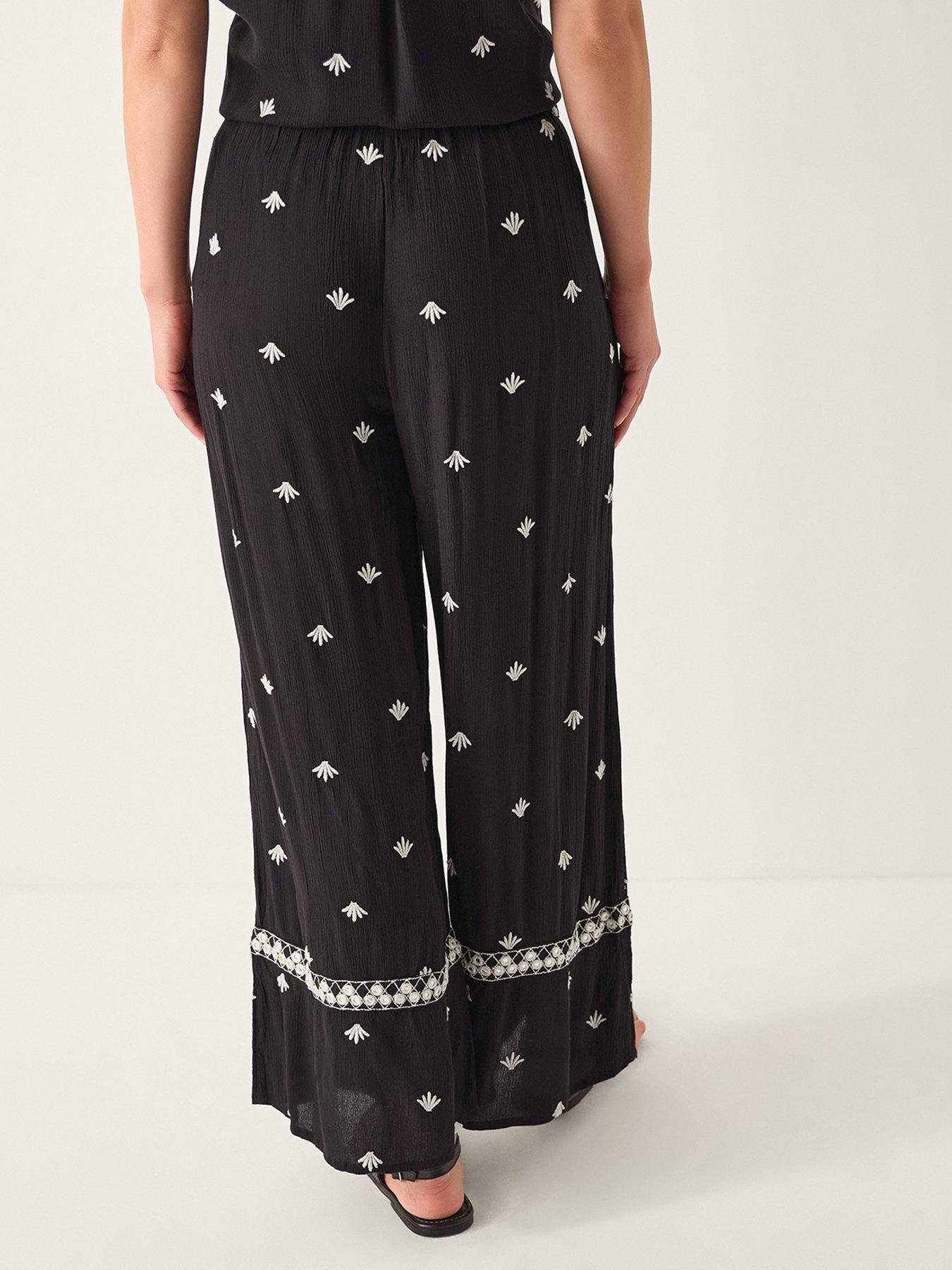 Image 2 of 4 of Monsoon Samara Emb Trousers