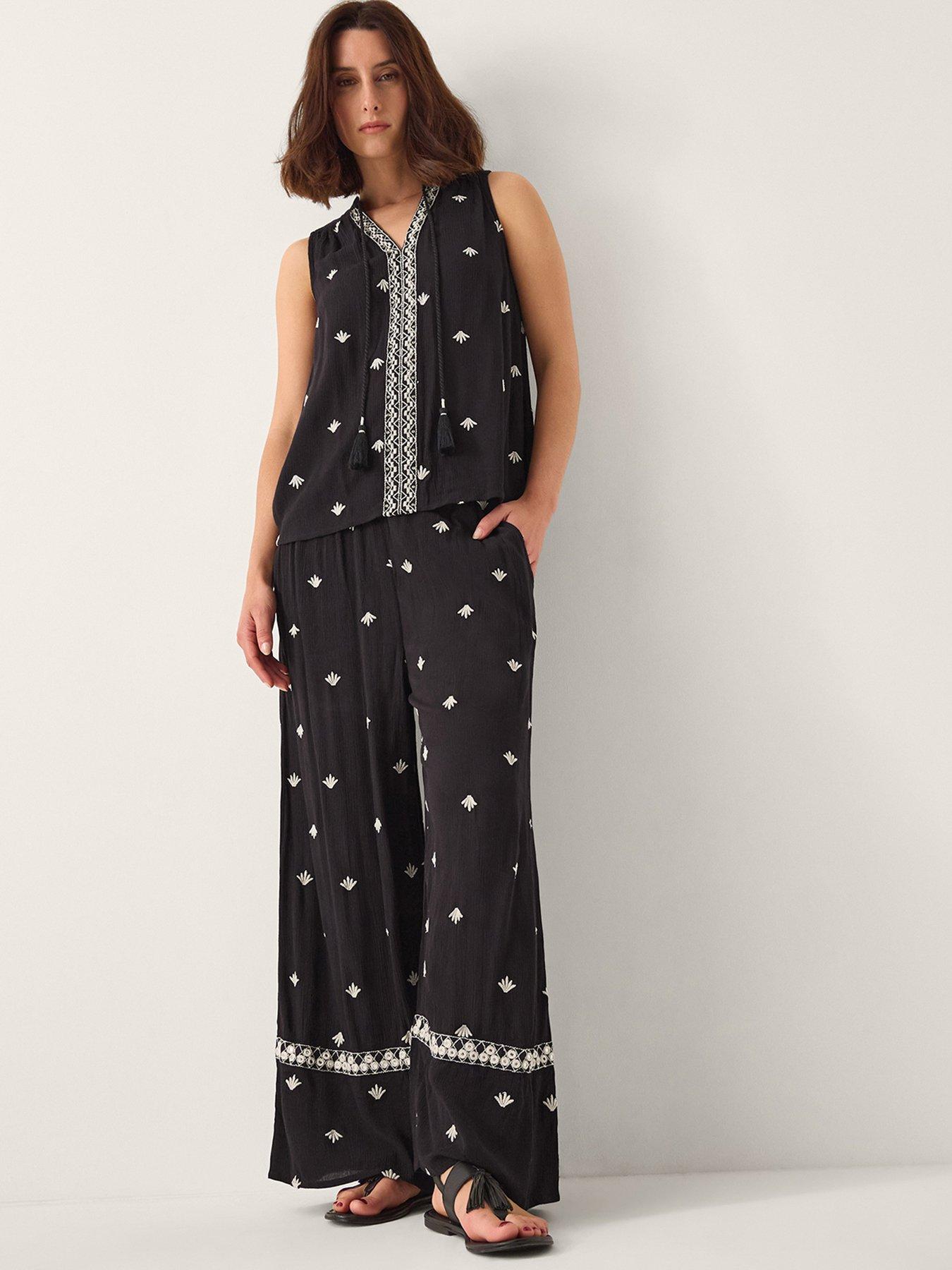 Image 3 of 4 of Monsoon Samara Emb Trousers