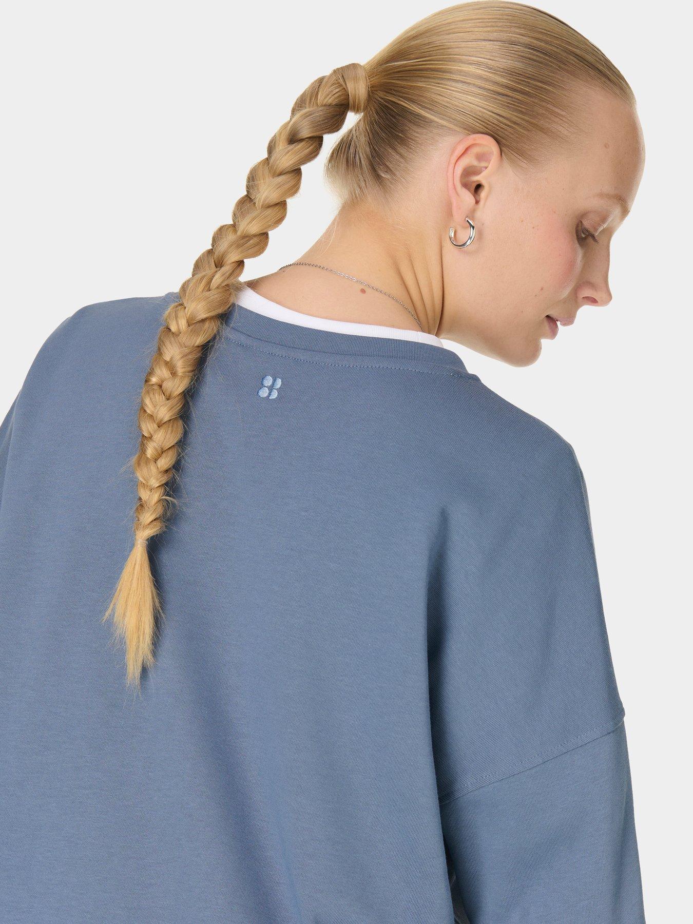 sweaty-betty-womens-training-after-class-longline-sweatshirt-blueoutfit