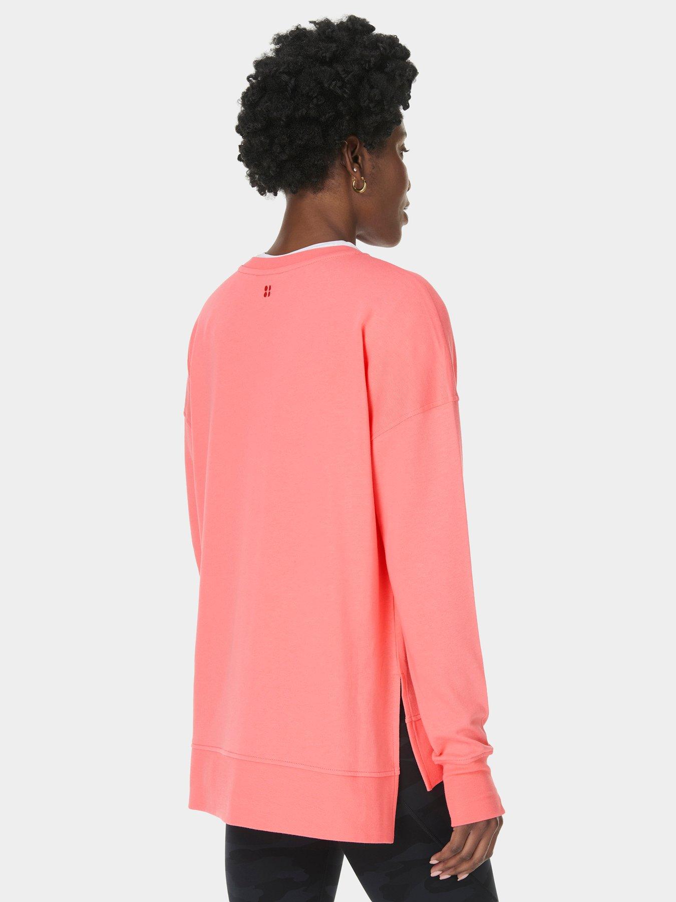 sweaty-betty-womens-training-after-class-longline-sweatshirt-pinkstillFront