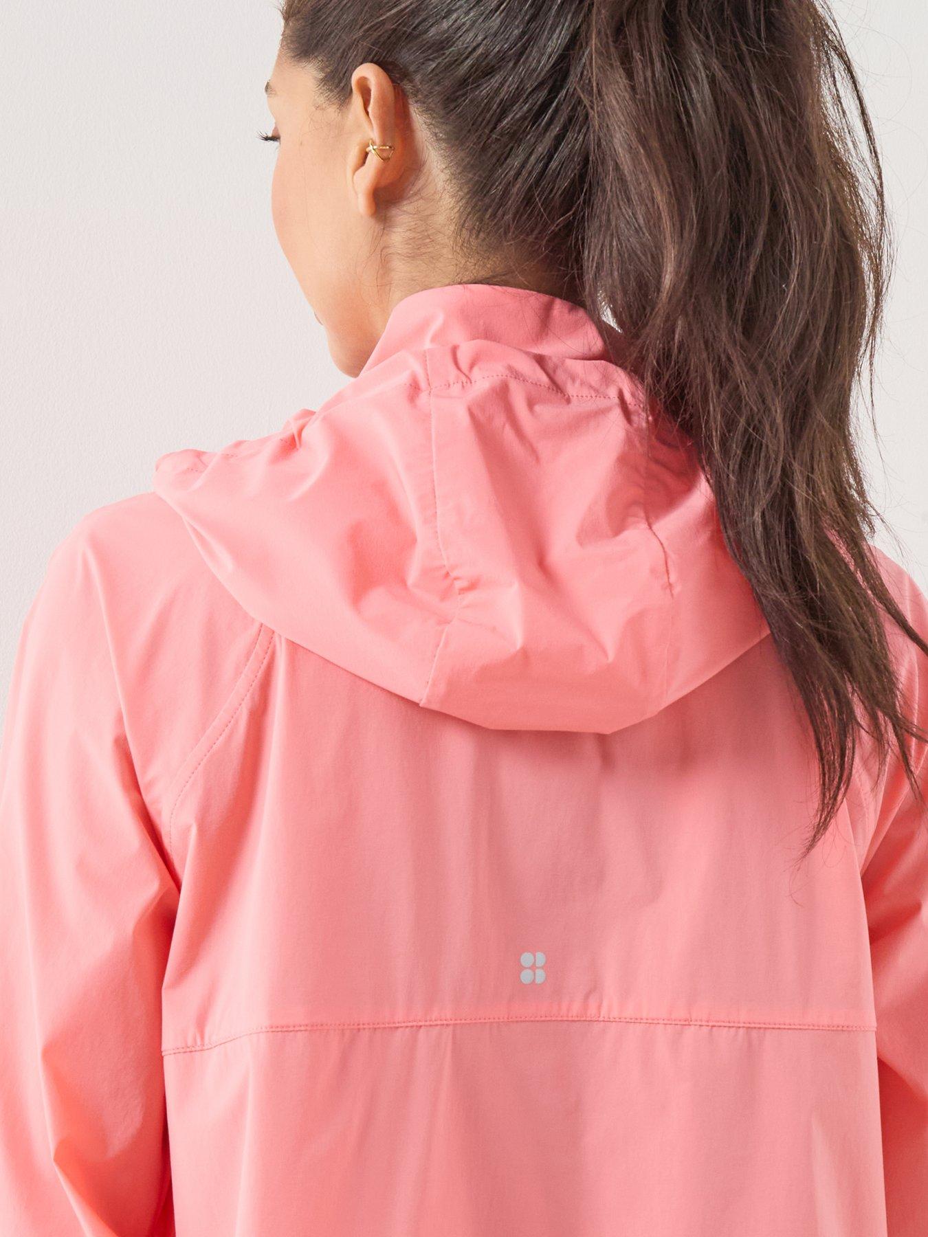 Image 4 of 6 of Sweaty Betty Womens Running Ultimate Run Packaway Jacket - Pink