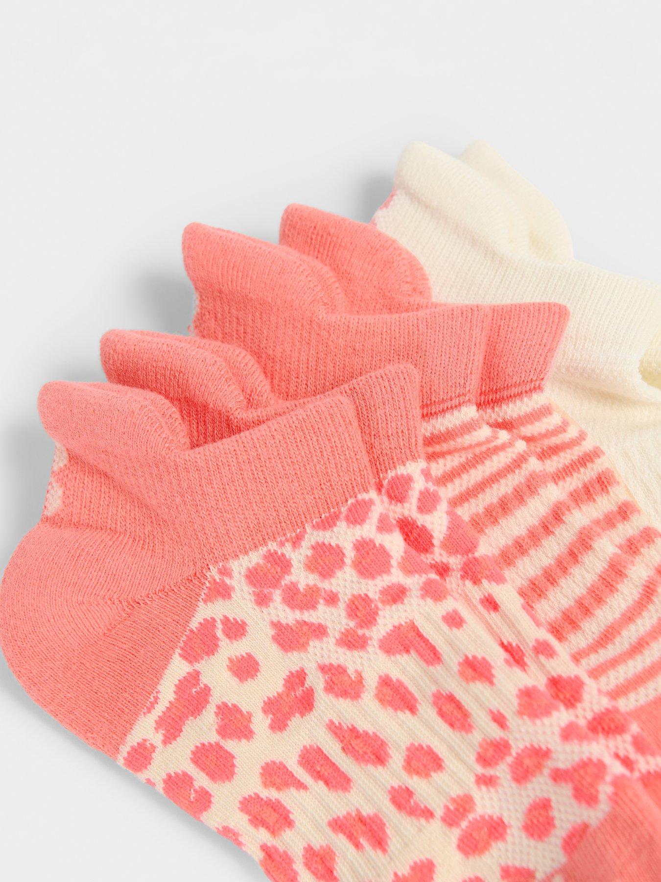 Image 2 of 4 of Sweaty Betty Womens Training Workout Trainer Socks 3 Pack - Pink
