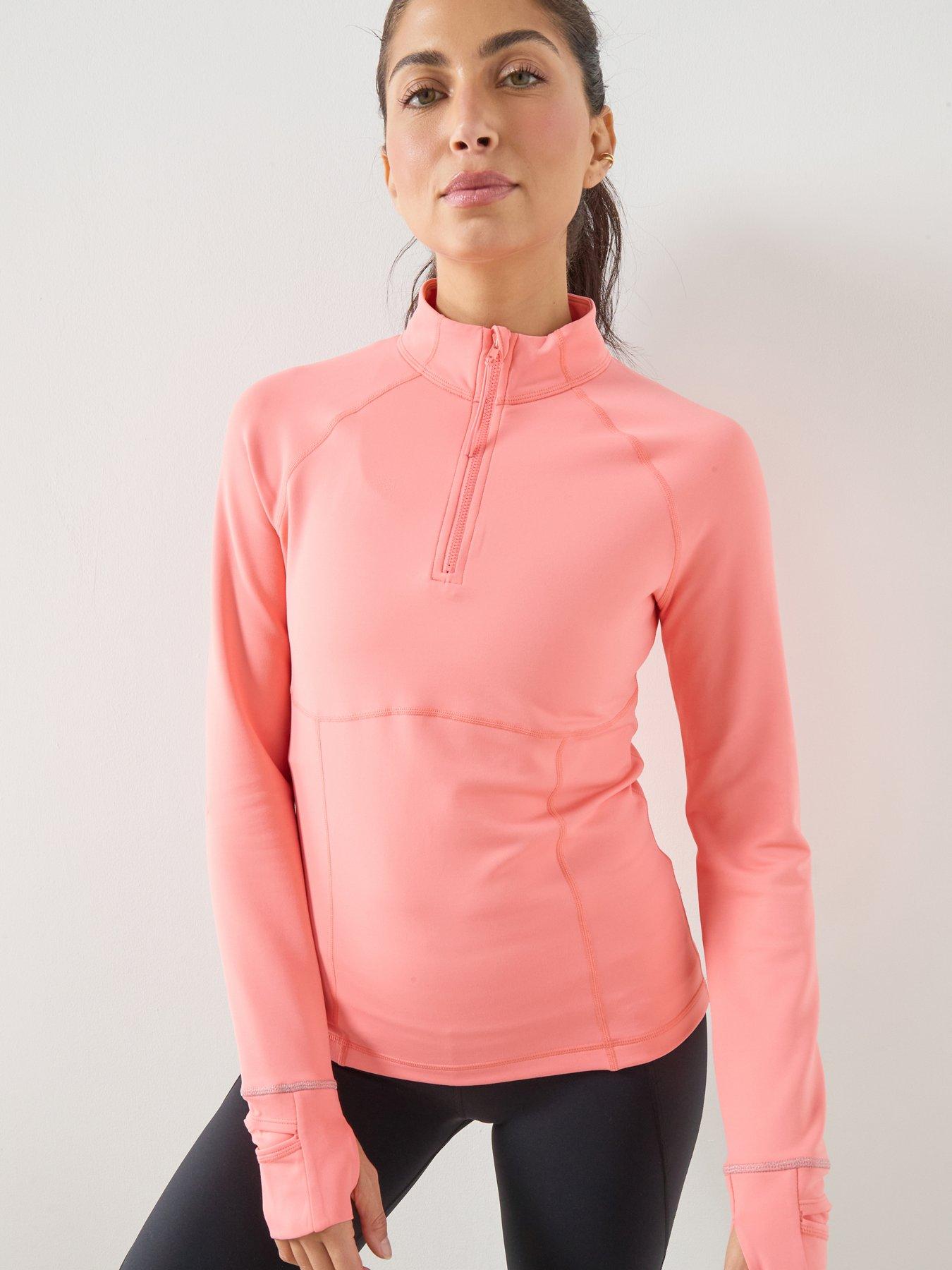 Image 1 of 6 of Sweaty Betty Womens Running Pro Run Half Zip - Pink