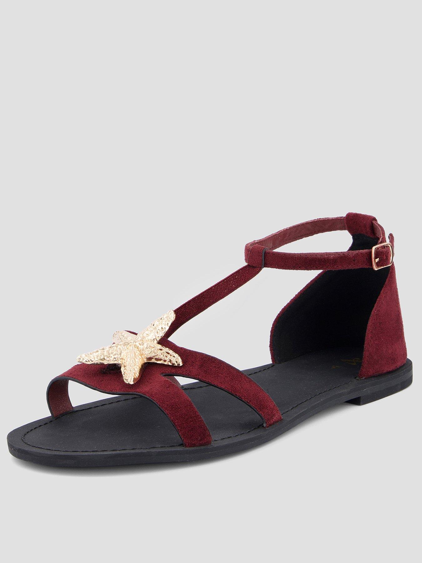 The Very Collection Starfish Flat Sandal