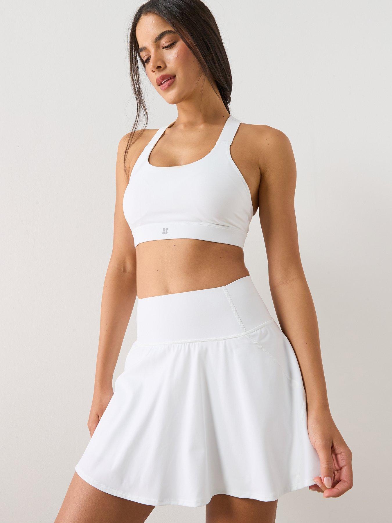Image 6 of 6 of Sweaty Betty Womens Training Power Skort - White