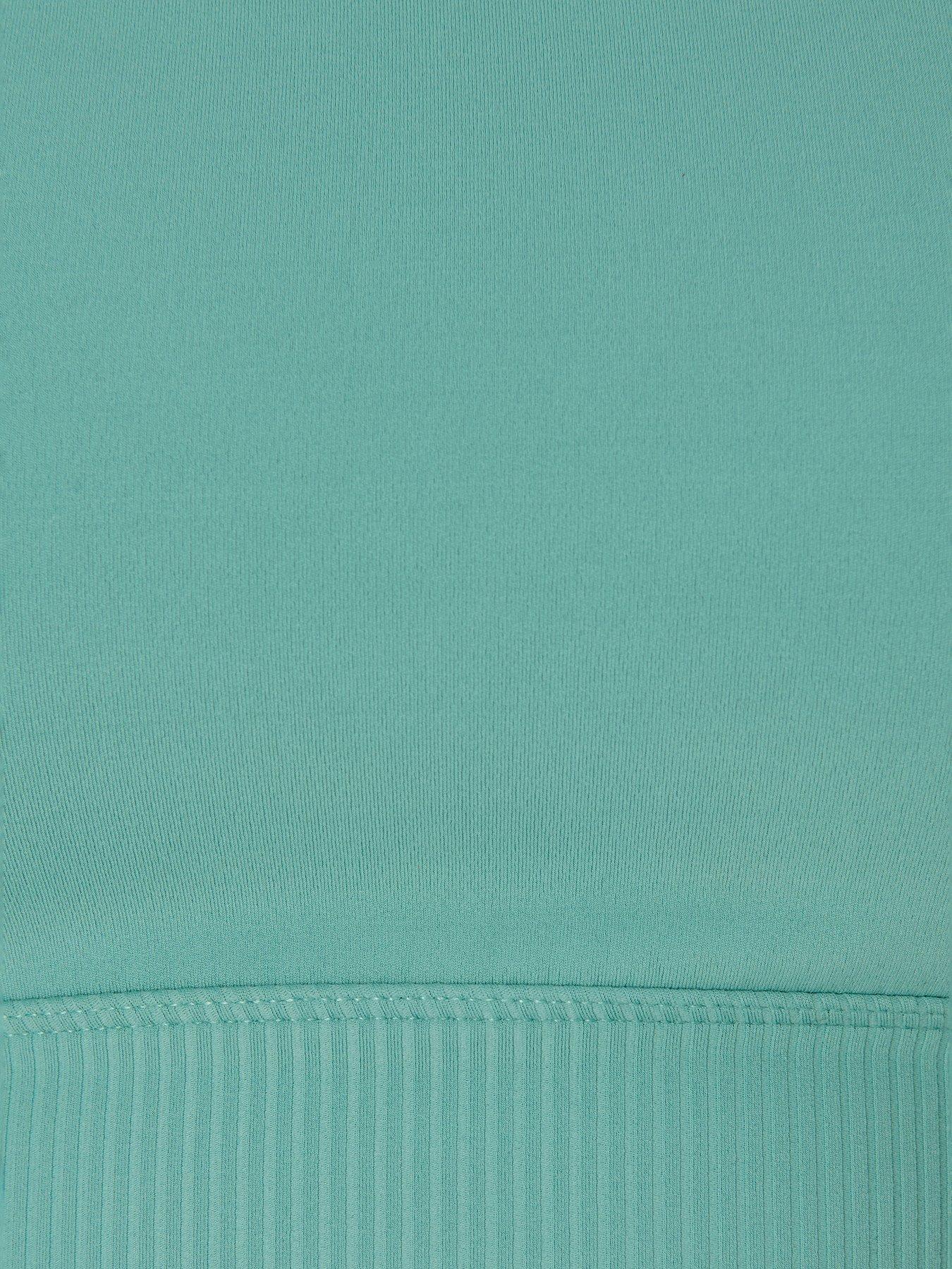 Image 6 of 7 of Sweaty Betty Womens Training Ultimate Studio Ribbed Sports Bra - Green