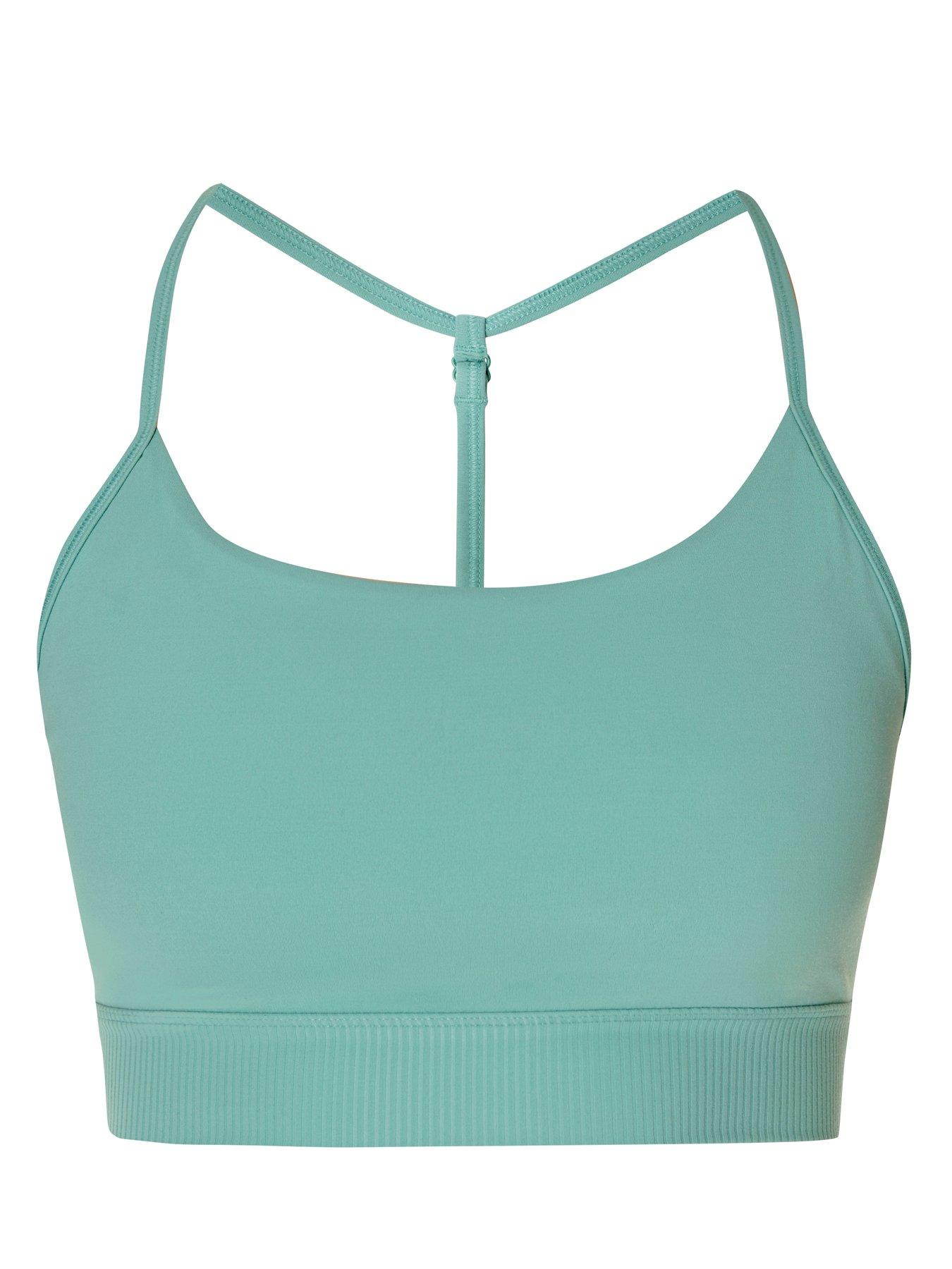 Image 7 of 7 of Sweaty Betty Womens Training Ultimate Studio Ribbed Sports Bra - Green