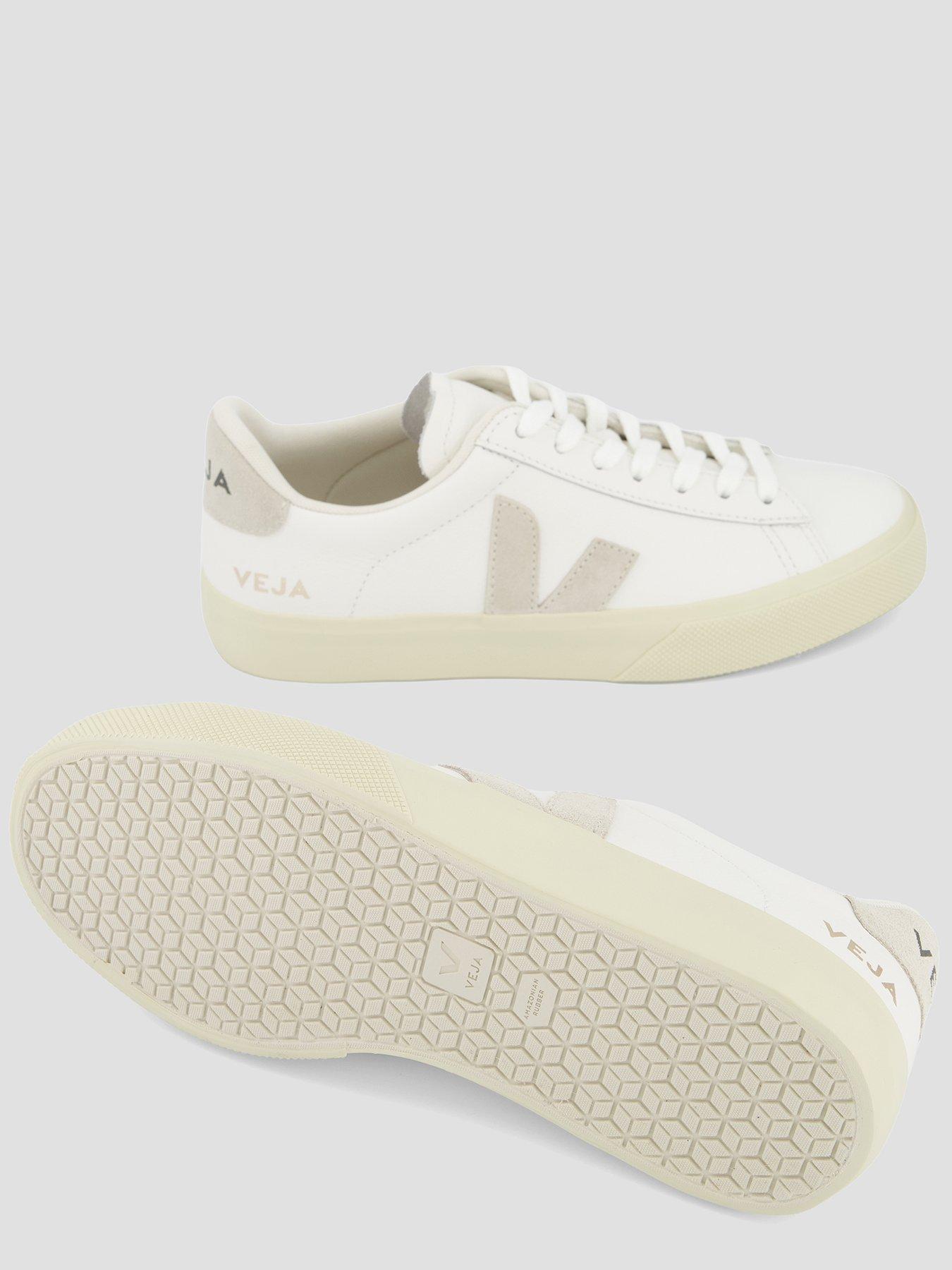 Image 4 of 6 of Veja Campo Leather White Natural 40 Trainers - White