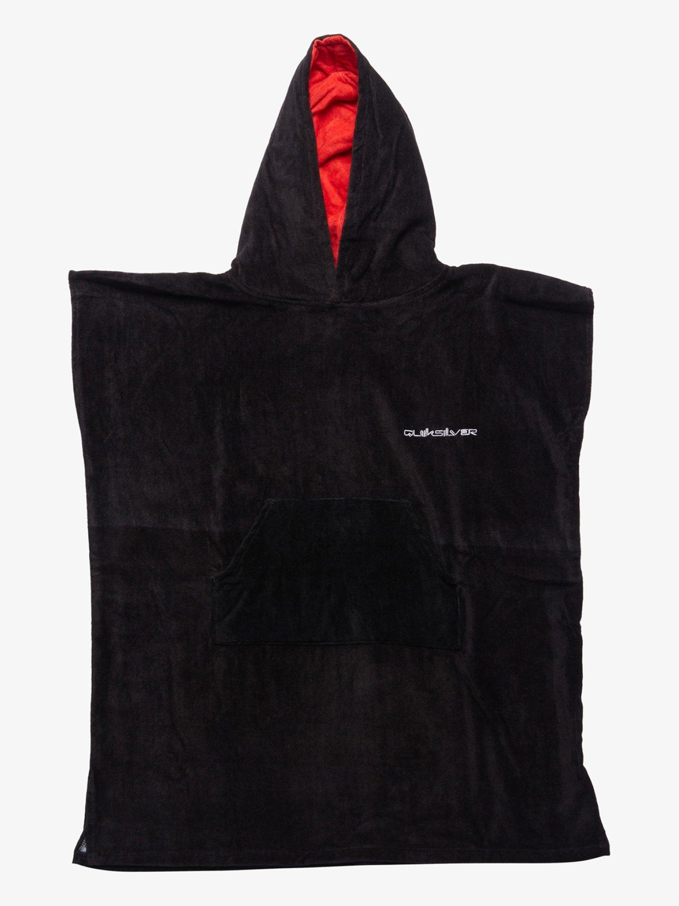Quiksilver Boys Hooded Towel Robe - Black