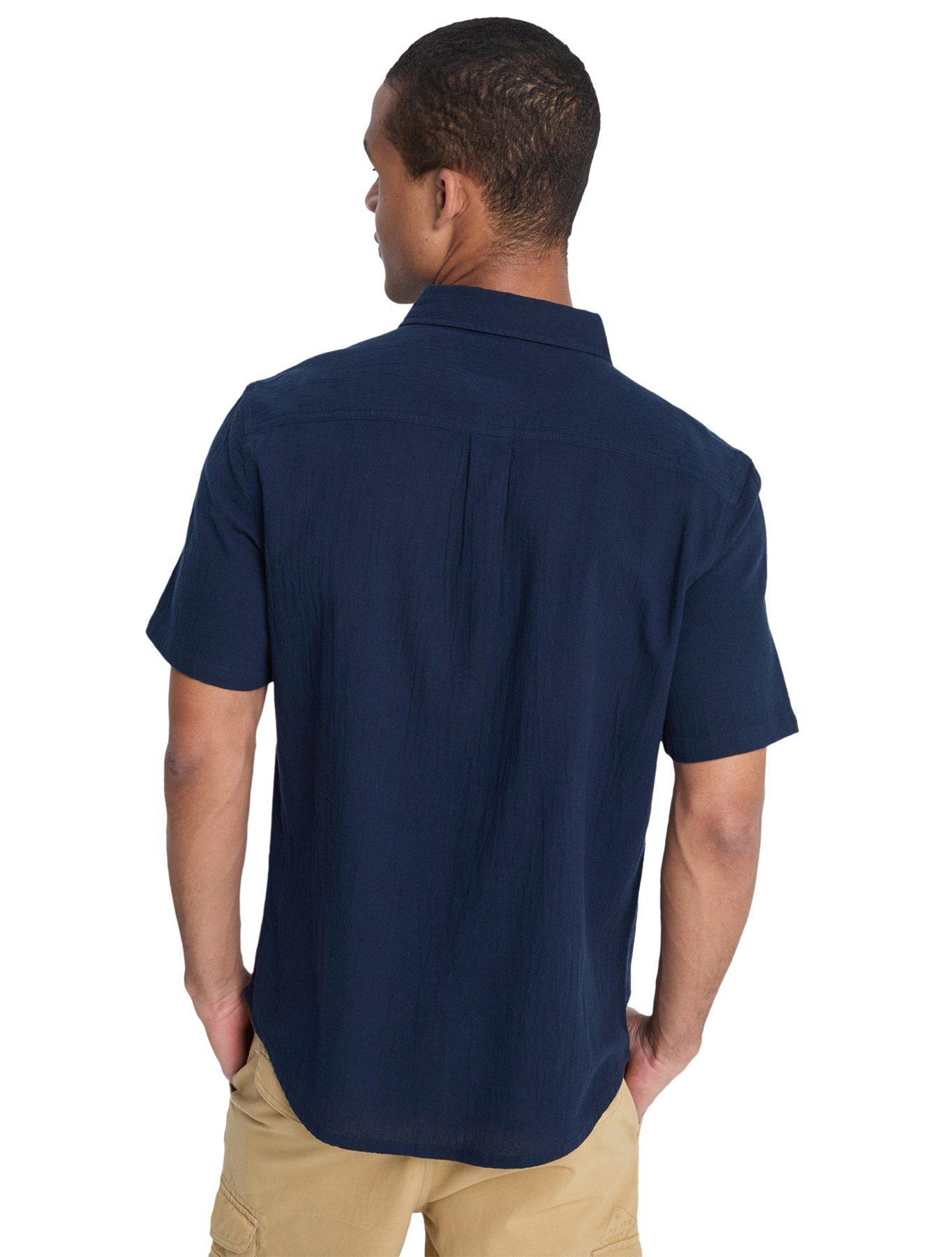 Image 2 of 4 of Quiksilver Mens Time Box Shirt - Navy