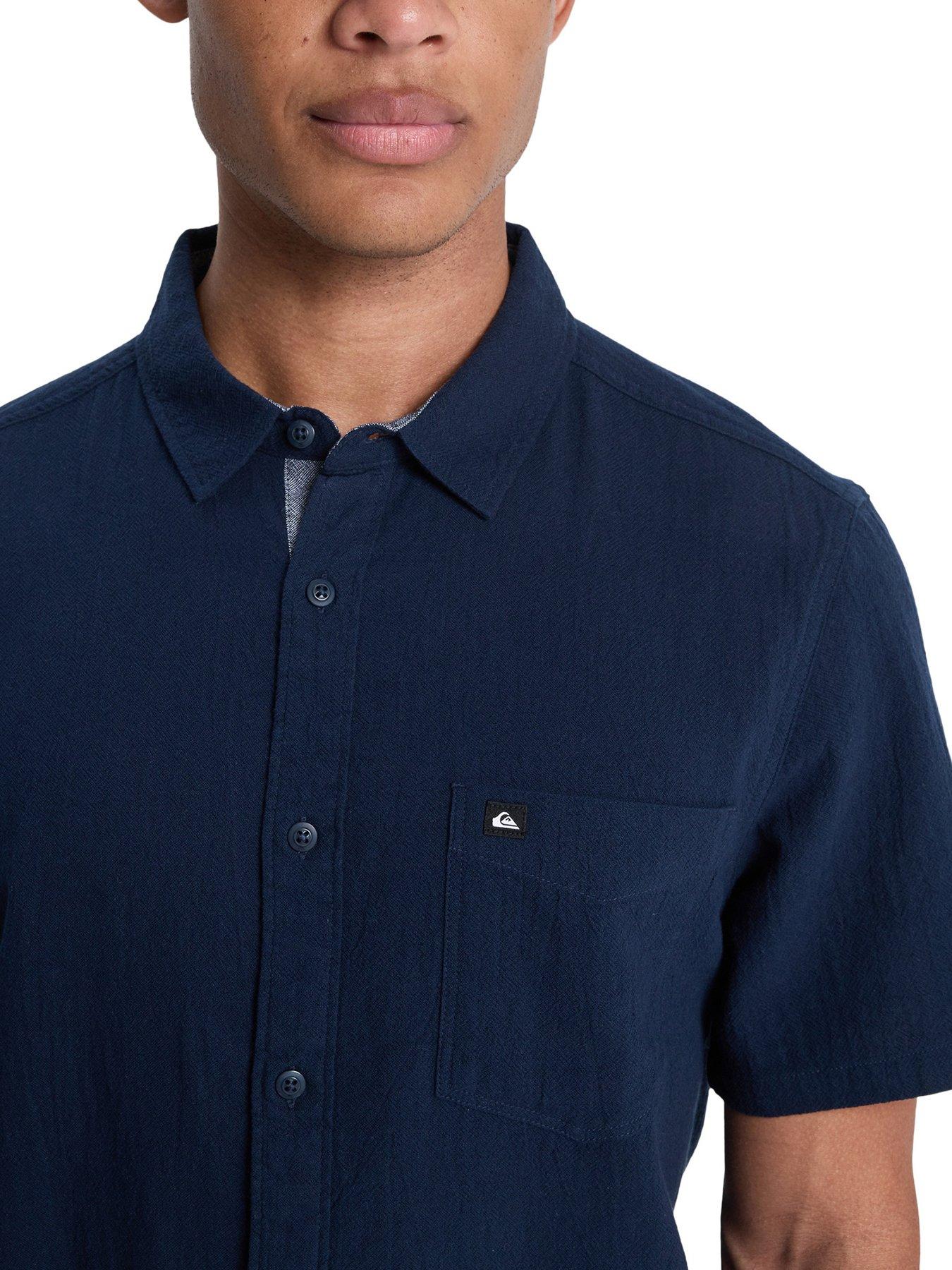 Image 4 of 4 of Quiksilver Mens Time Box Shirt - Navy