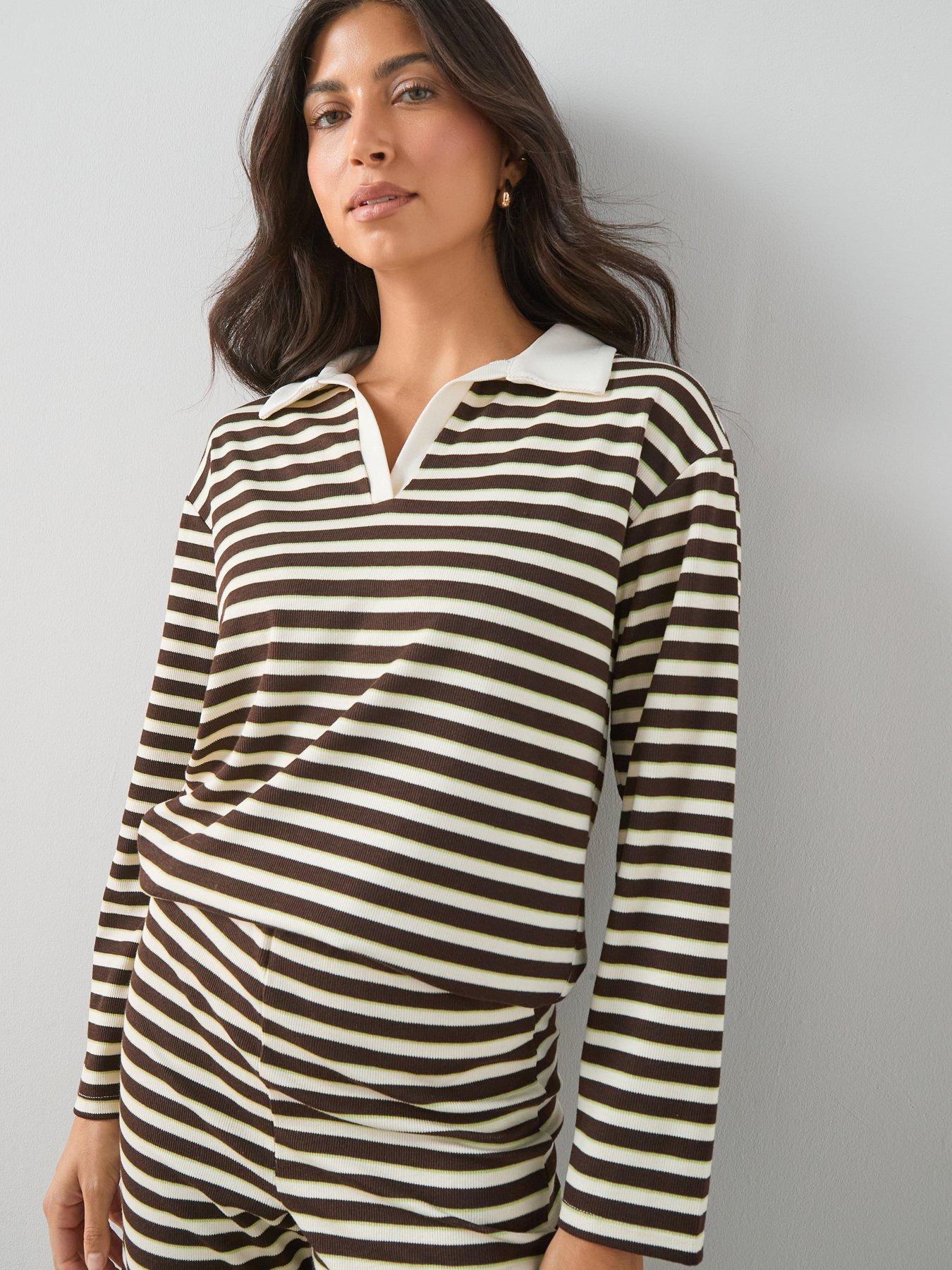 the-very-collection-stripe-rugby-top-co-ord-multioutfit