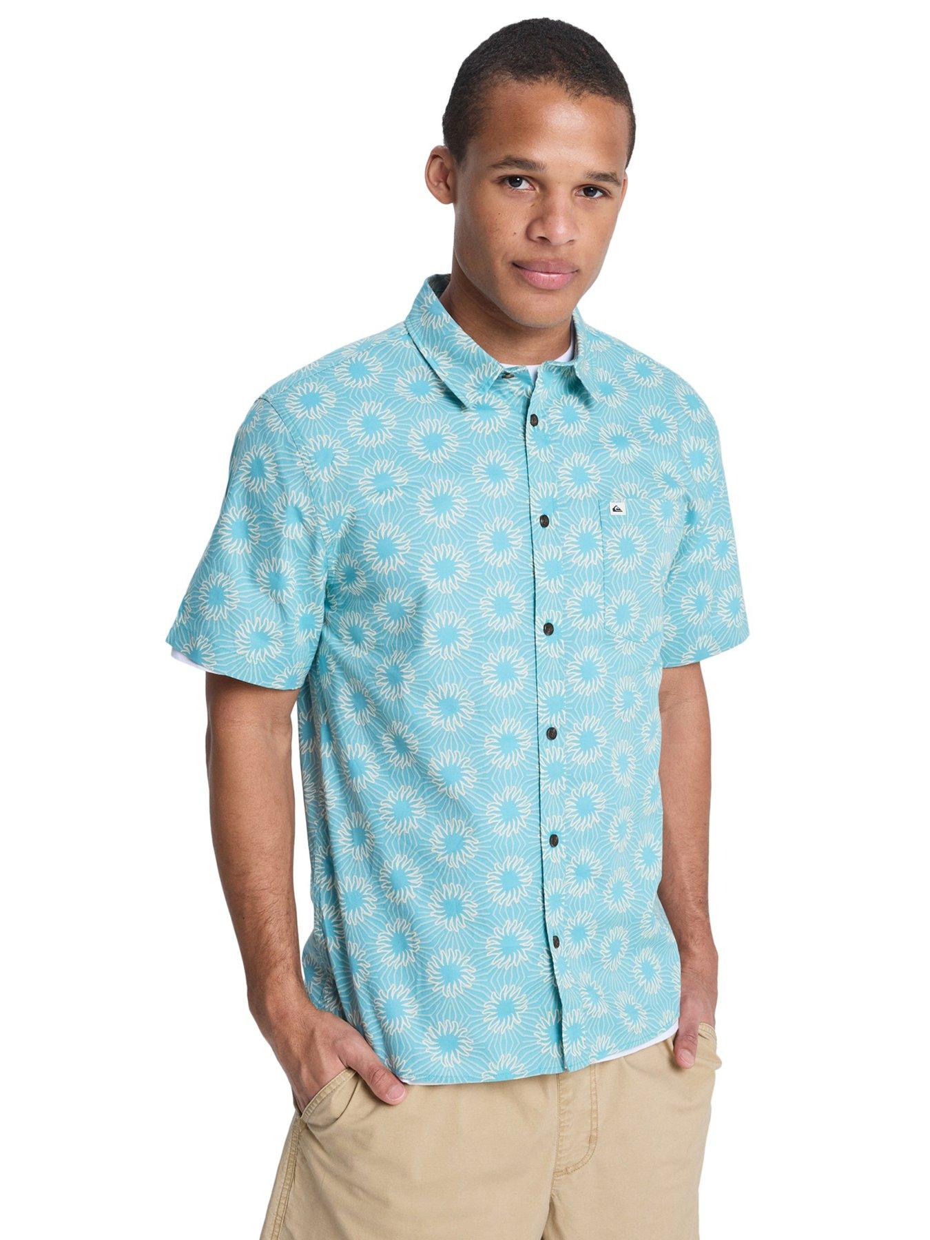 Quiksilver Mens Apero Classic Shirt - Blue