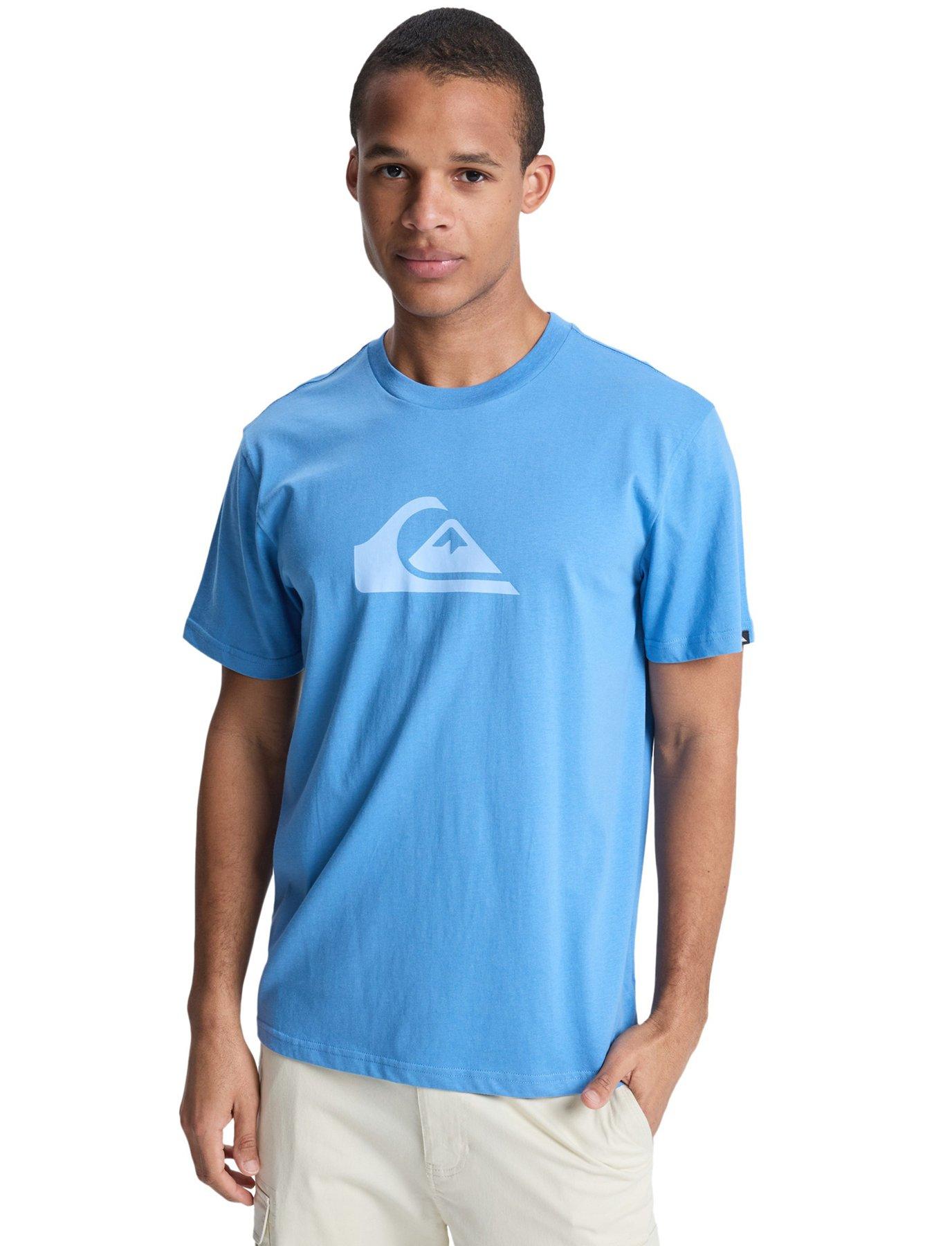 Image 1 of 4 of Quiksilver Mens Logo T-Shirt - Blue