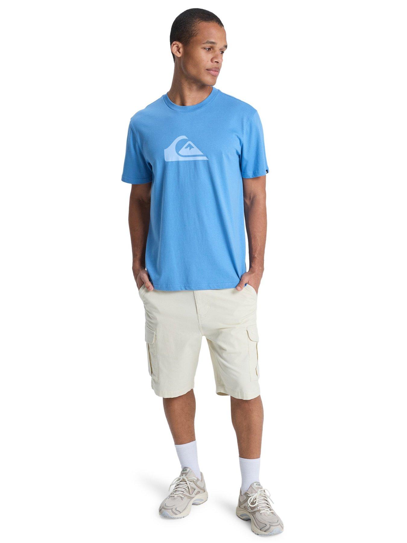 Image 3 of 4 of Quiksilver Mens Logo T-Shirt - Blue