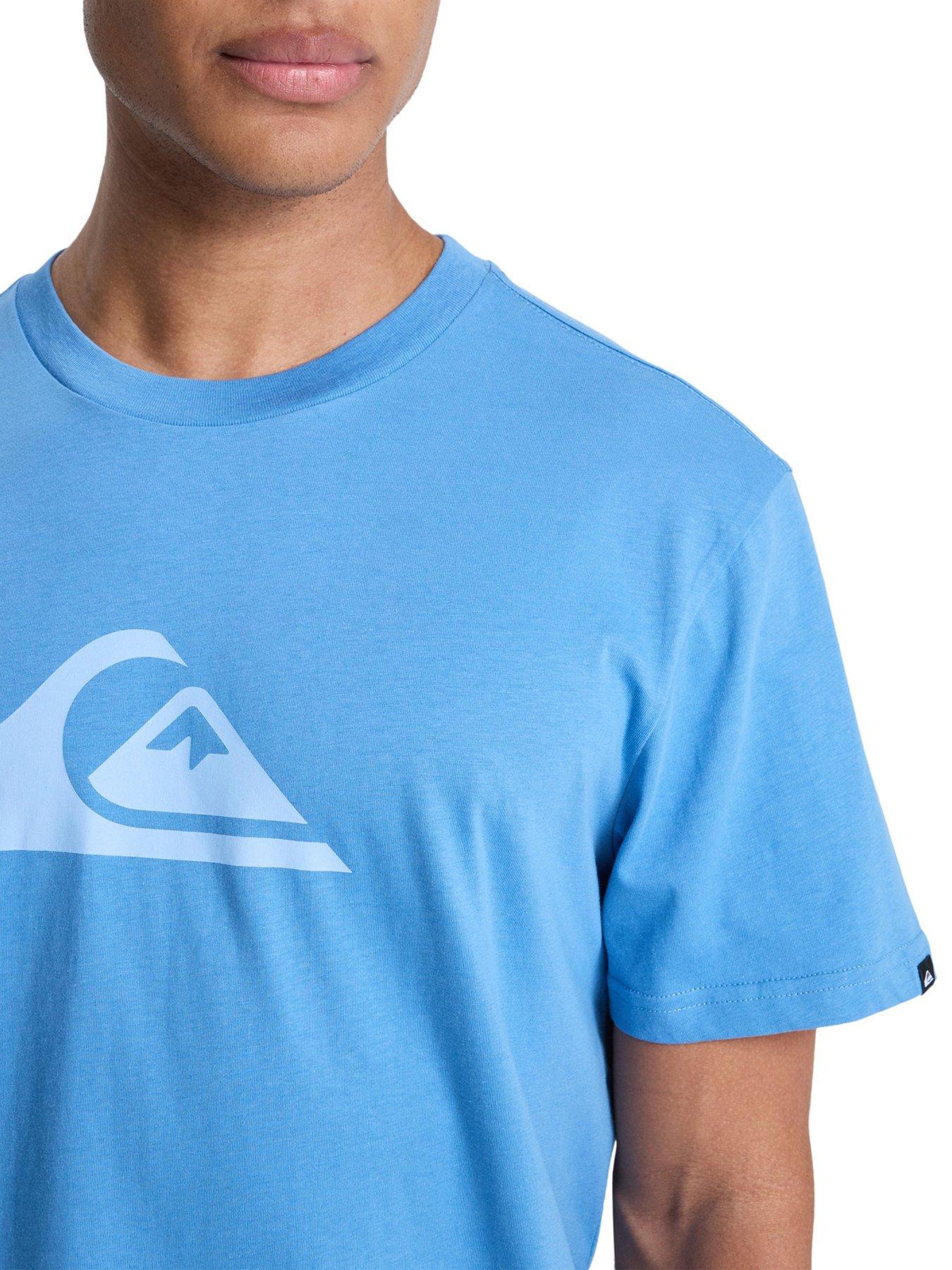 Image 4 of 4 of Quiksilver Mens Logo T-Shirt - Blue