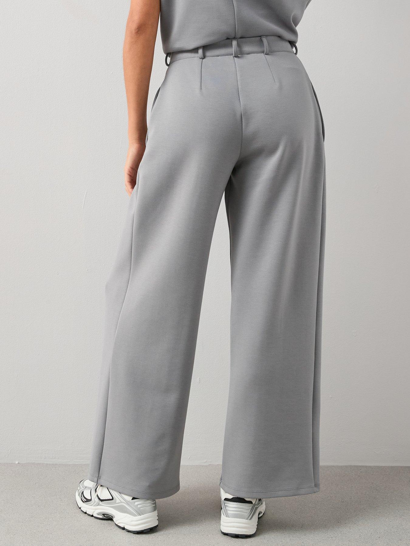 the-very-collection-wide-leg-smart-joggers-co-ord-greystillFront