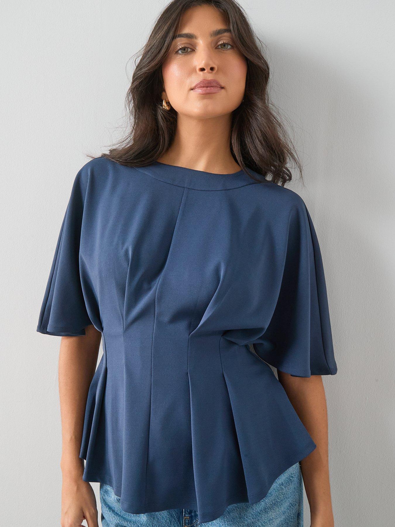 the-very-collection-pleat-detail-top-navydetail