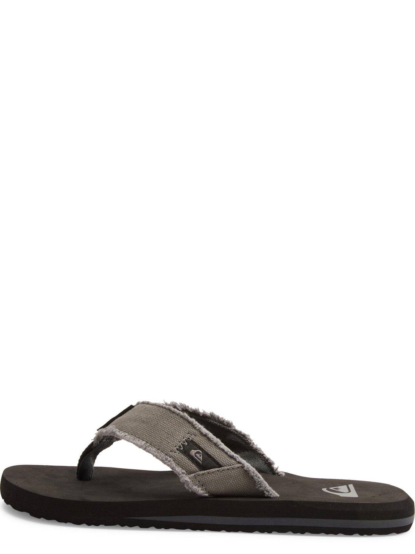 Image 5 of 5 of Quiksilver Mens Monkey Abyss Flip Flops - Grey