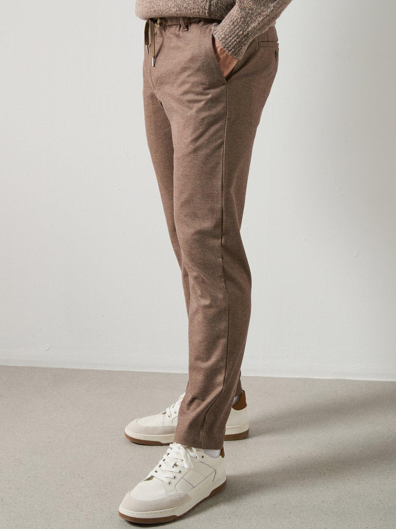 Image 1 of 6 of Mango Polar Trousers - Brown