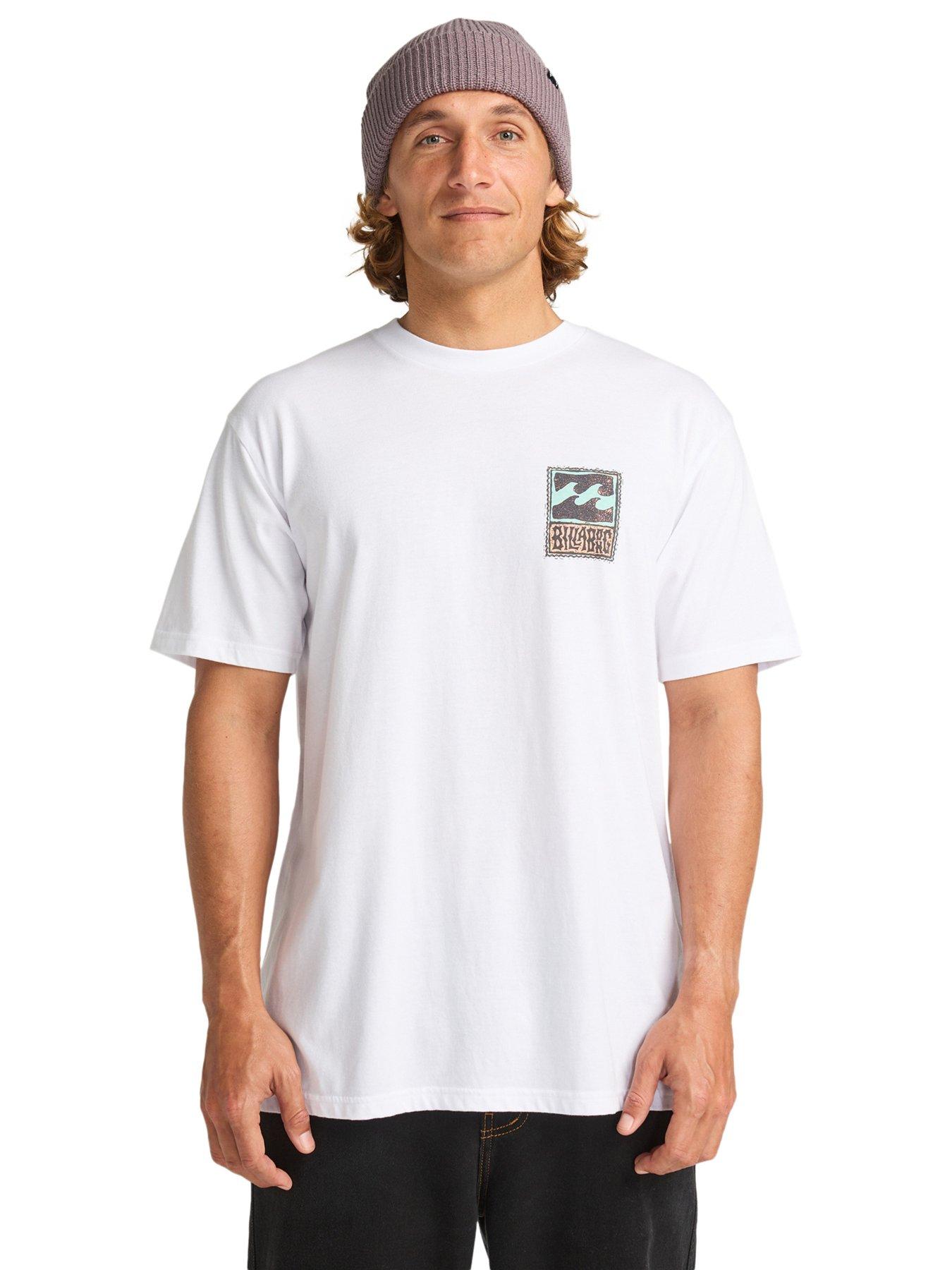 Billabong Mens Stamp Graphic T-Shirt - White
