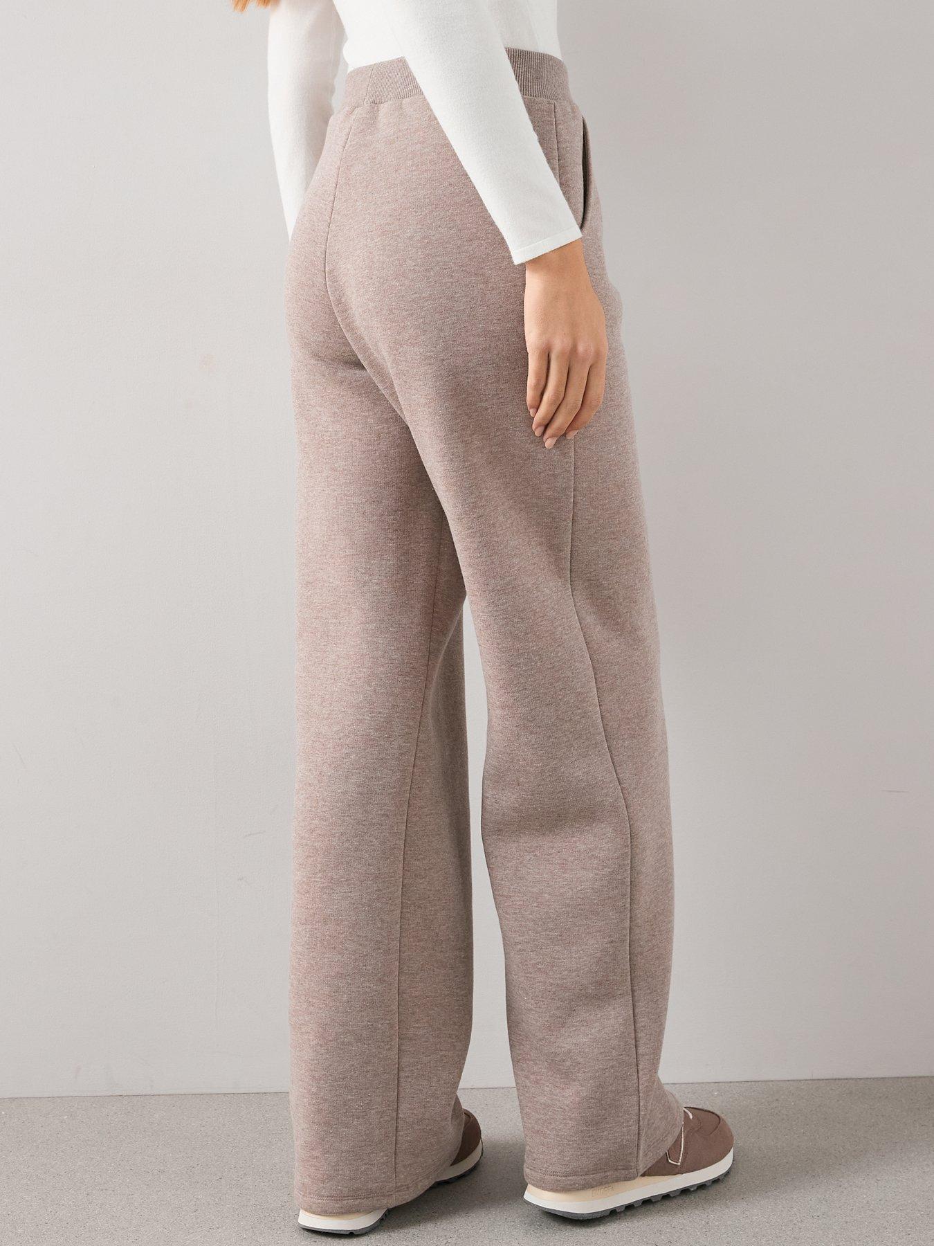 Image 2 of 7 of The Very Collection Wide Leg Joggers - Taupe