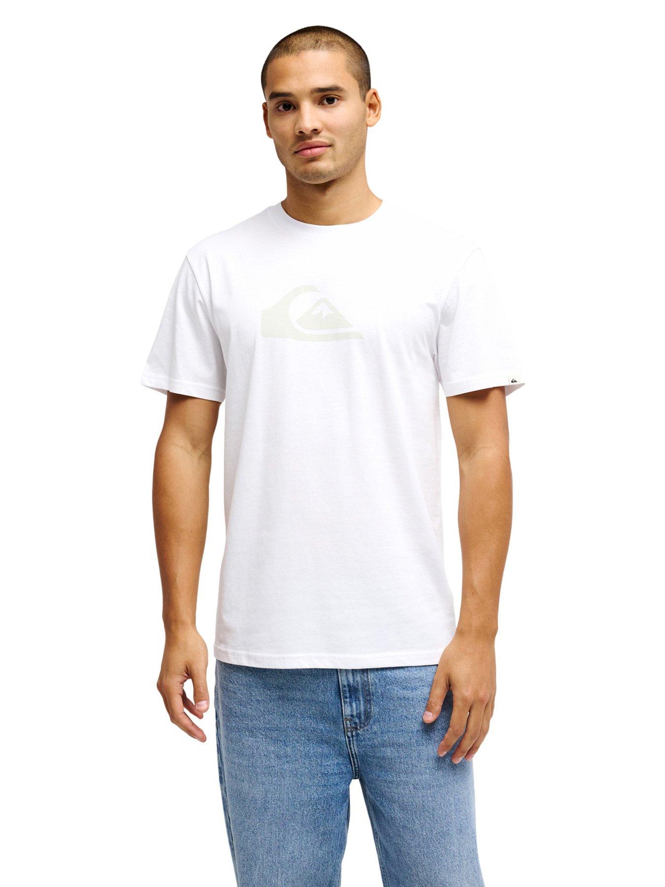 Quiksilver Mens Logo T-Shirt - White