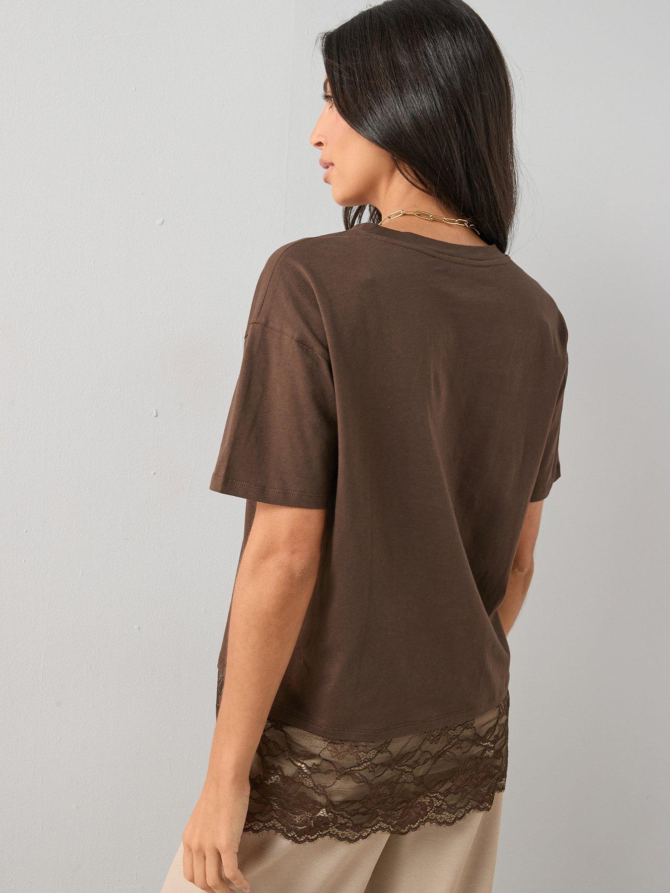 the-very-collection-longline-lace-hem-t-shirt-brownstillFront