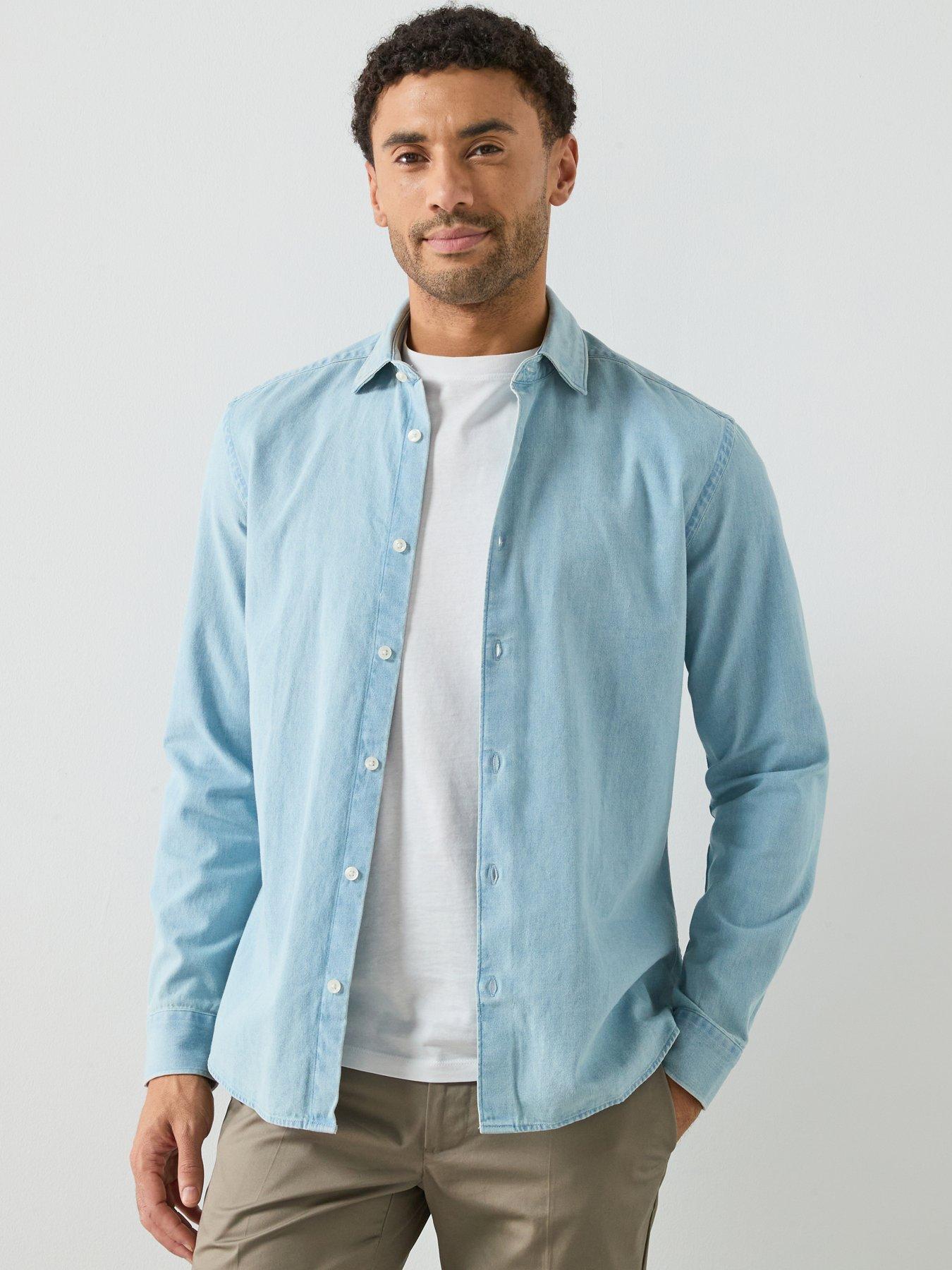 mango-denim-shirt-bluefront