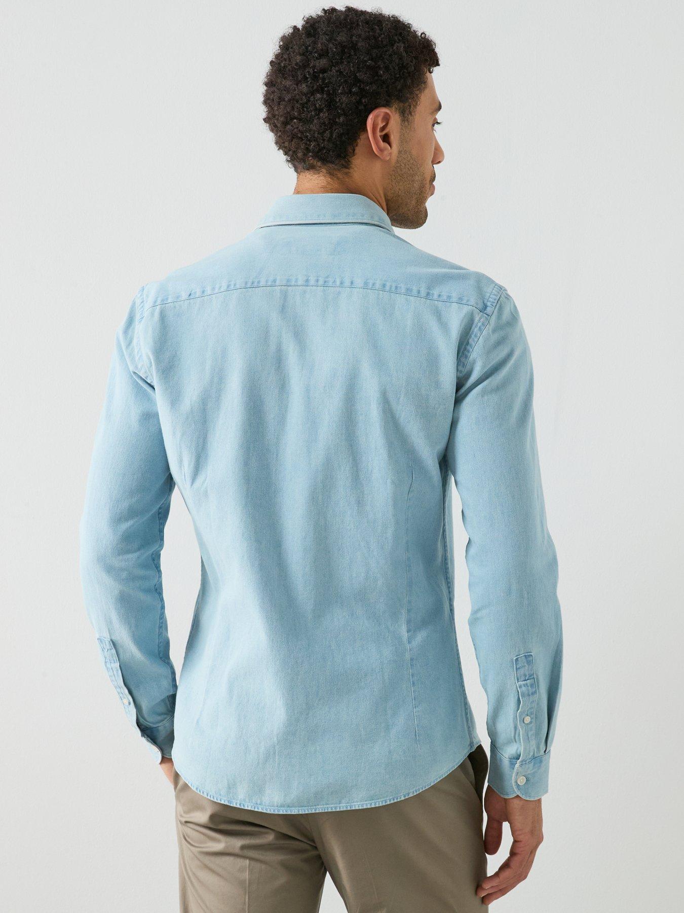 mango-denim-shirt-bluestillFront